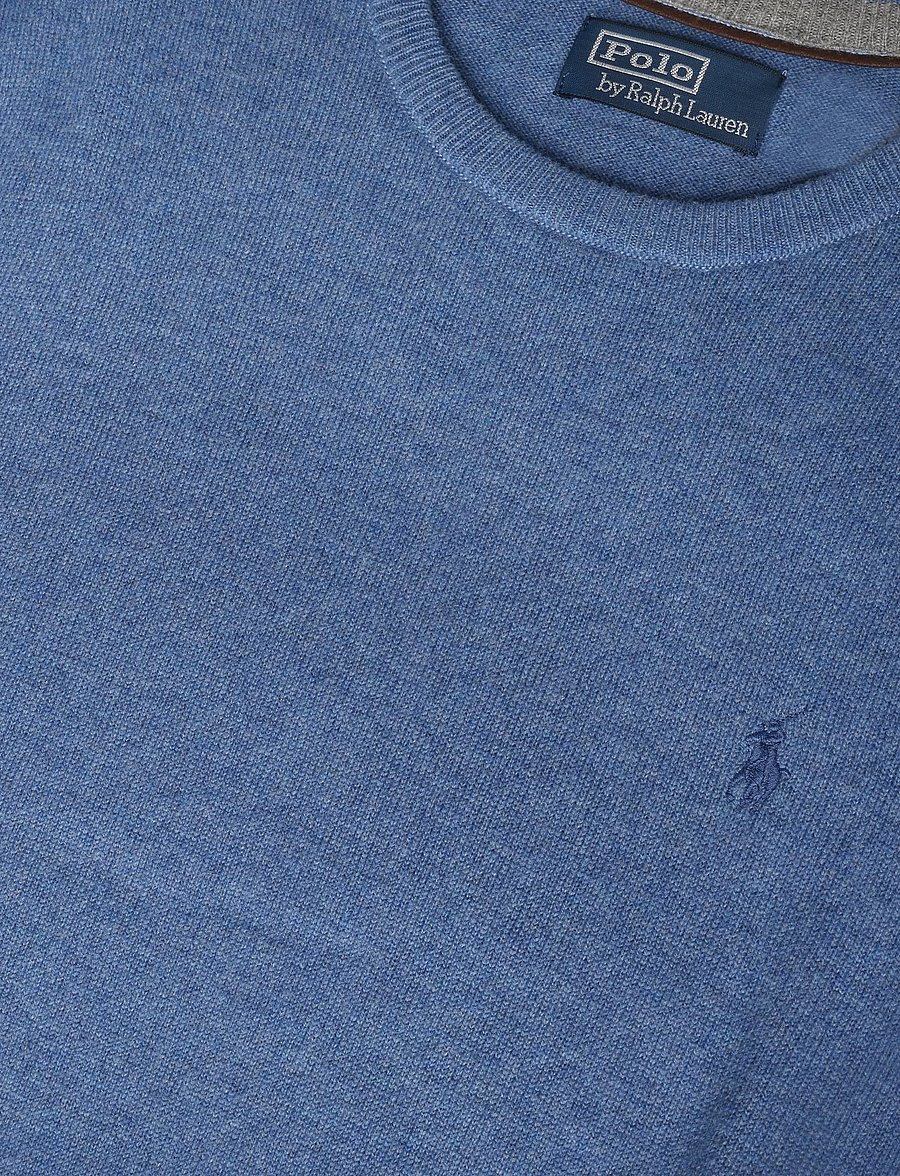Polo Ralph Lauren - 2/27 MERINO RWS-LS CN PP - rund hals - blue borage heath - 2