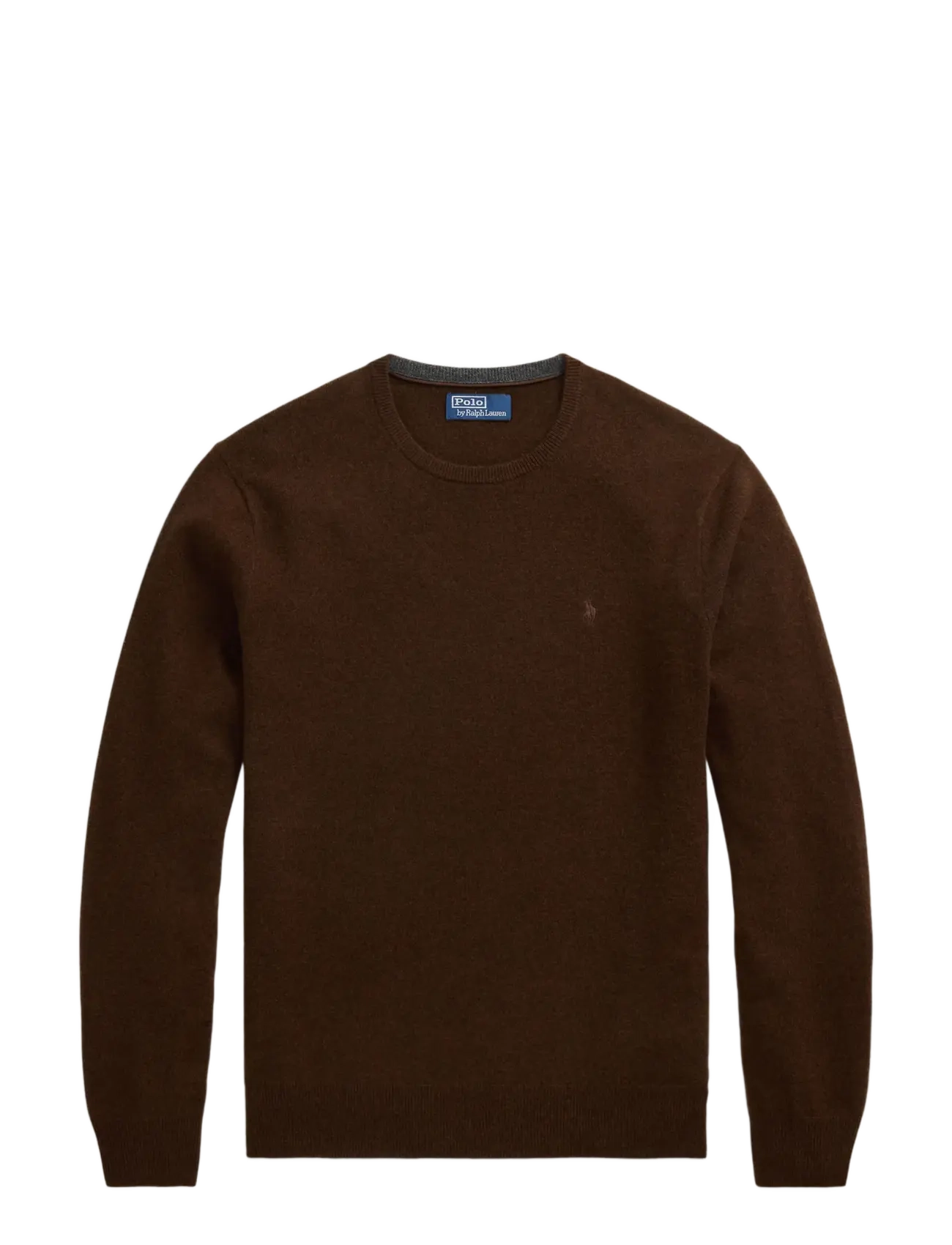 Polo Ralph Lauren 2/27 MERINO RWS-LS CN PP - Trøjer - CACAO BROWN HEATH / brown