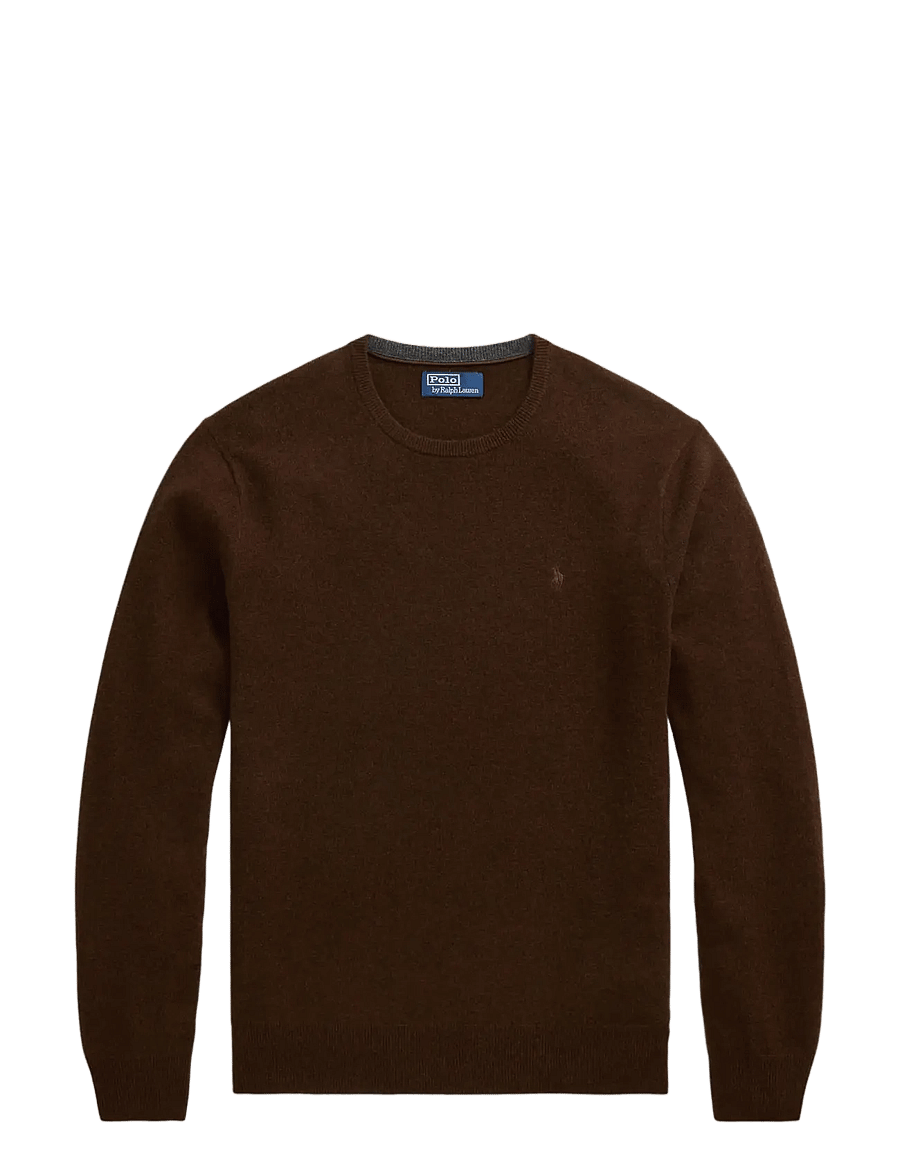 Polo Ralph Lauren - Wool Crewneck Sweater - rund hals - cacao brown heath - 1