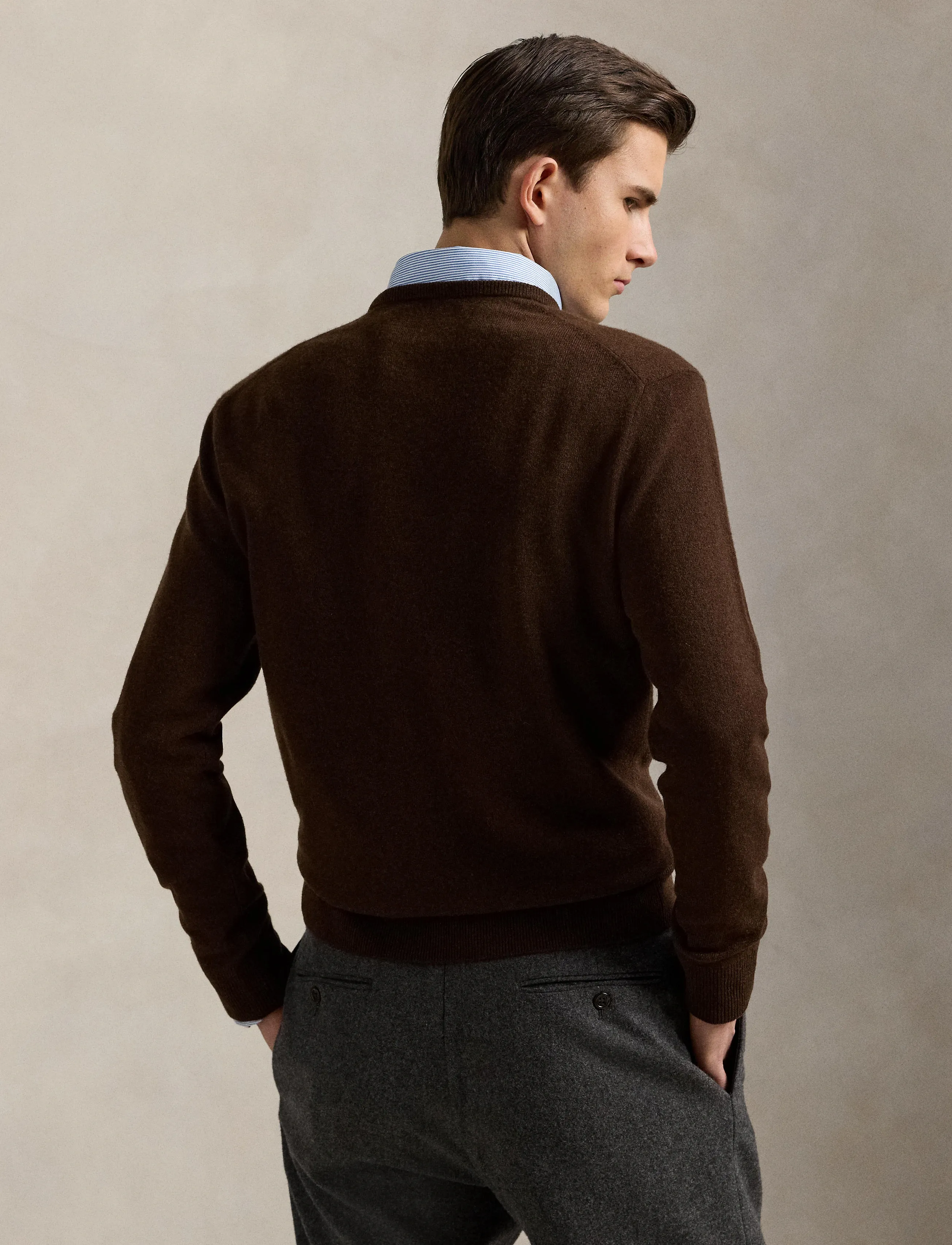 Polo Ralph Lauren - Wool Crewneck Sweater - rund hals - cacao brown heath - 2