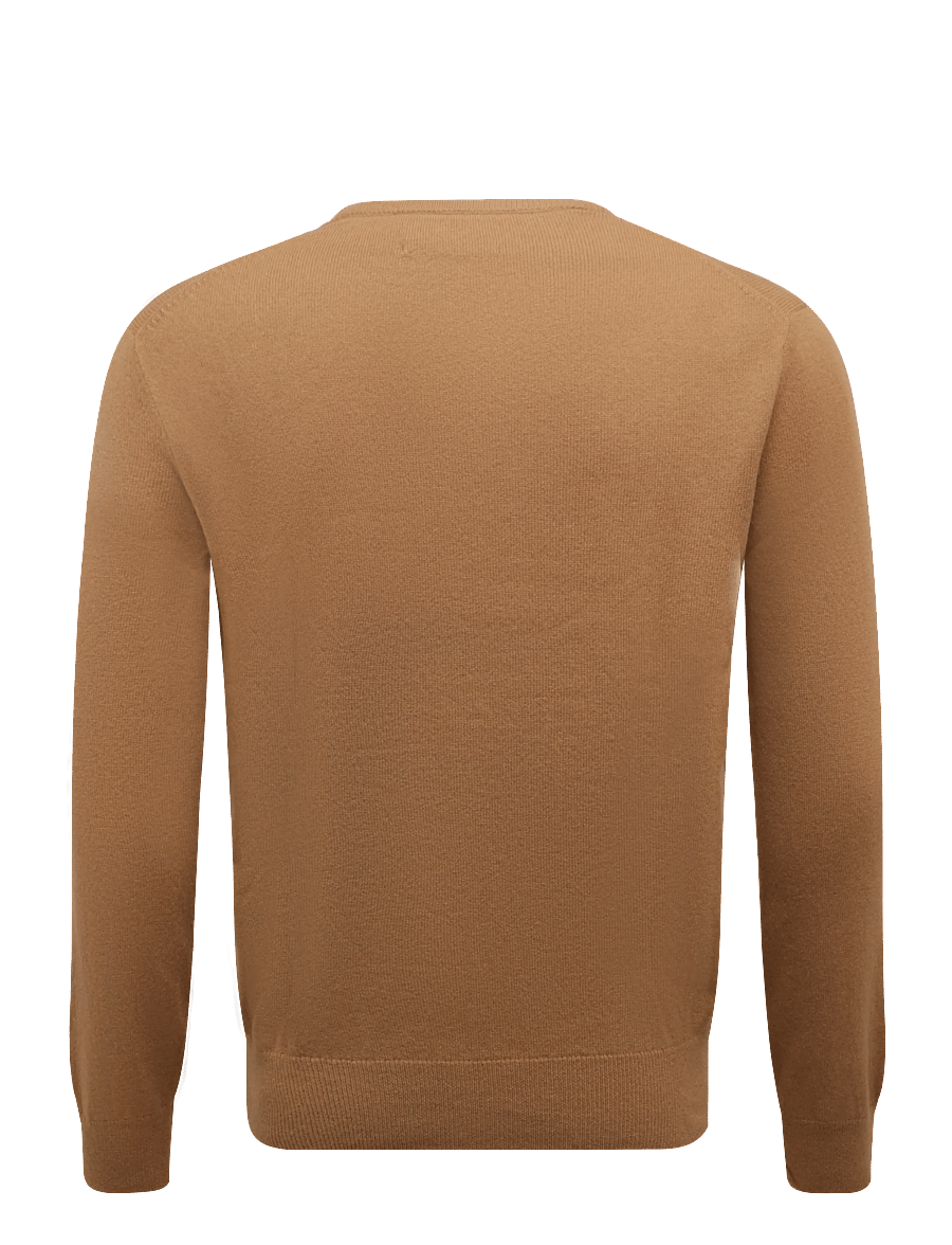Polo Ralph Lauren - 2/27 MERINO RWS-LS CN PP - rund hals - crouton tan heath - 2