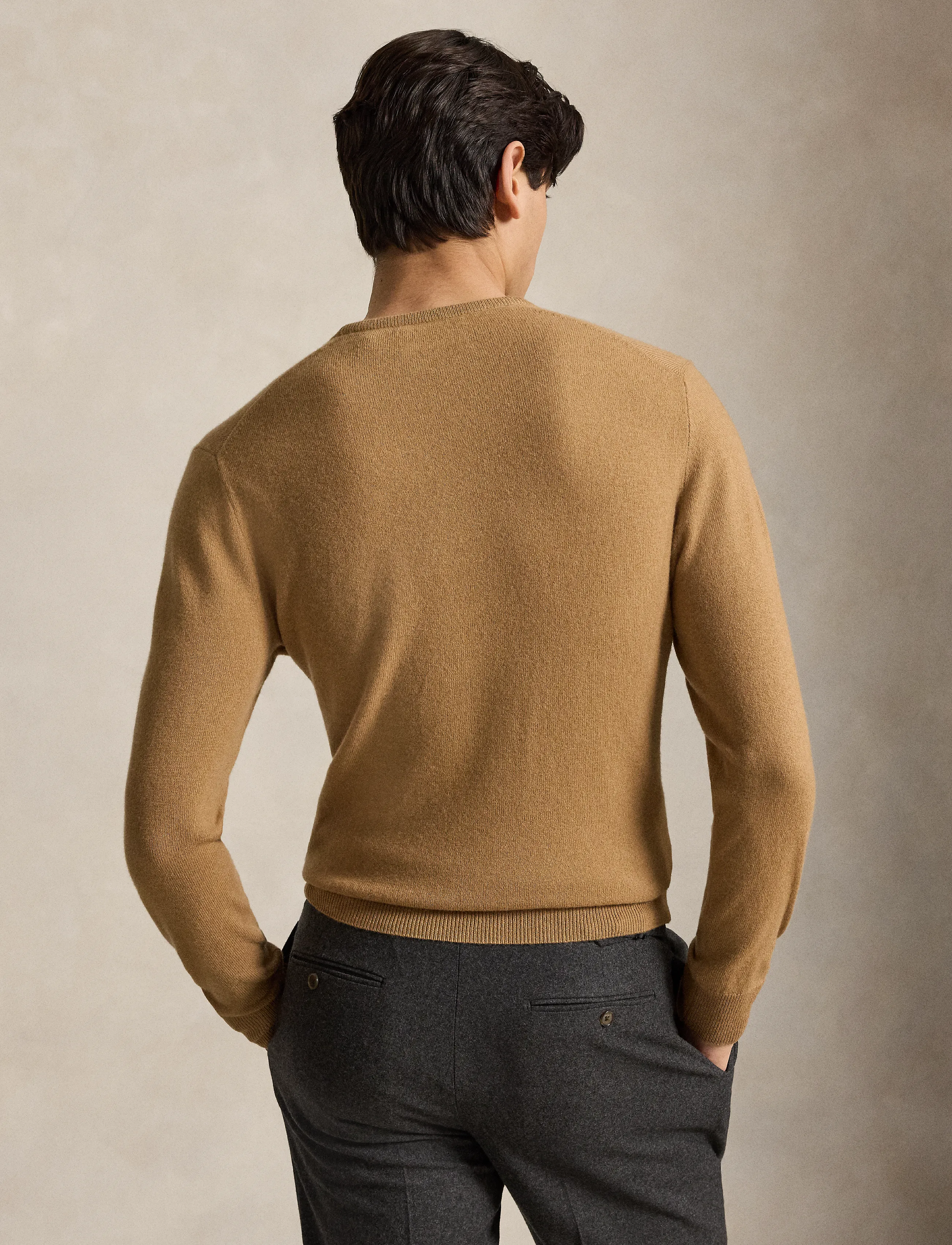 Polo Ralph Lauren - 2/27 MERINO RWS-LS CN PP - rund hals - crouton tan heath - 3