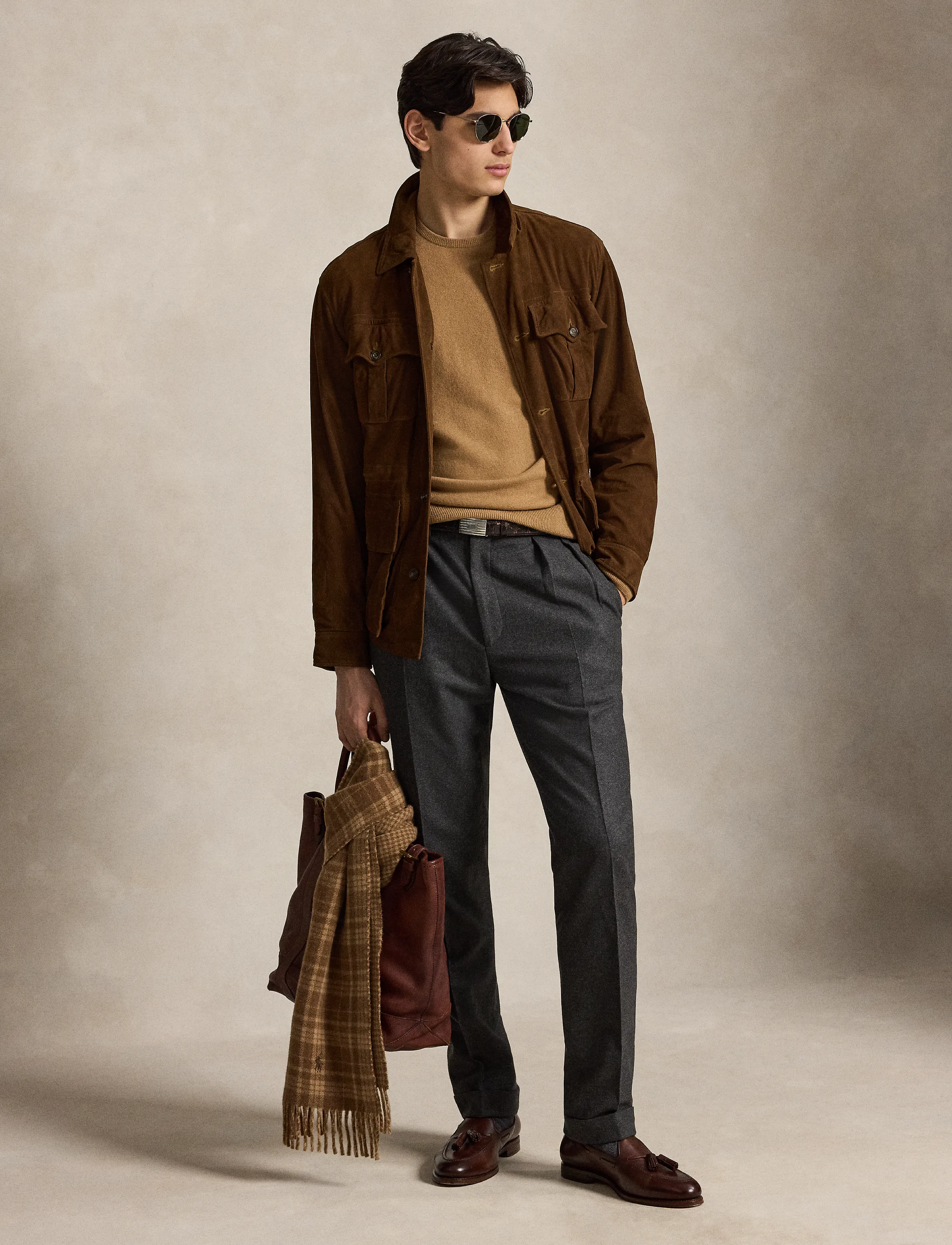 Polo Ralph Lauren - 2/27 MERINO RWS-LS CN PP - rund hals - crouton tan heath - 5