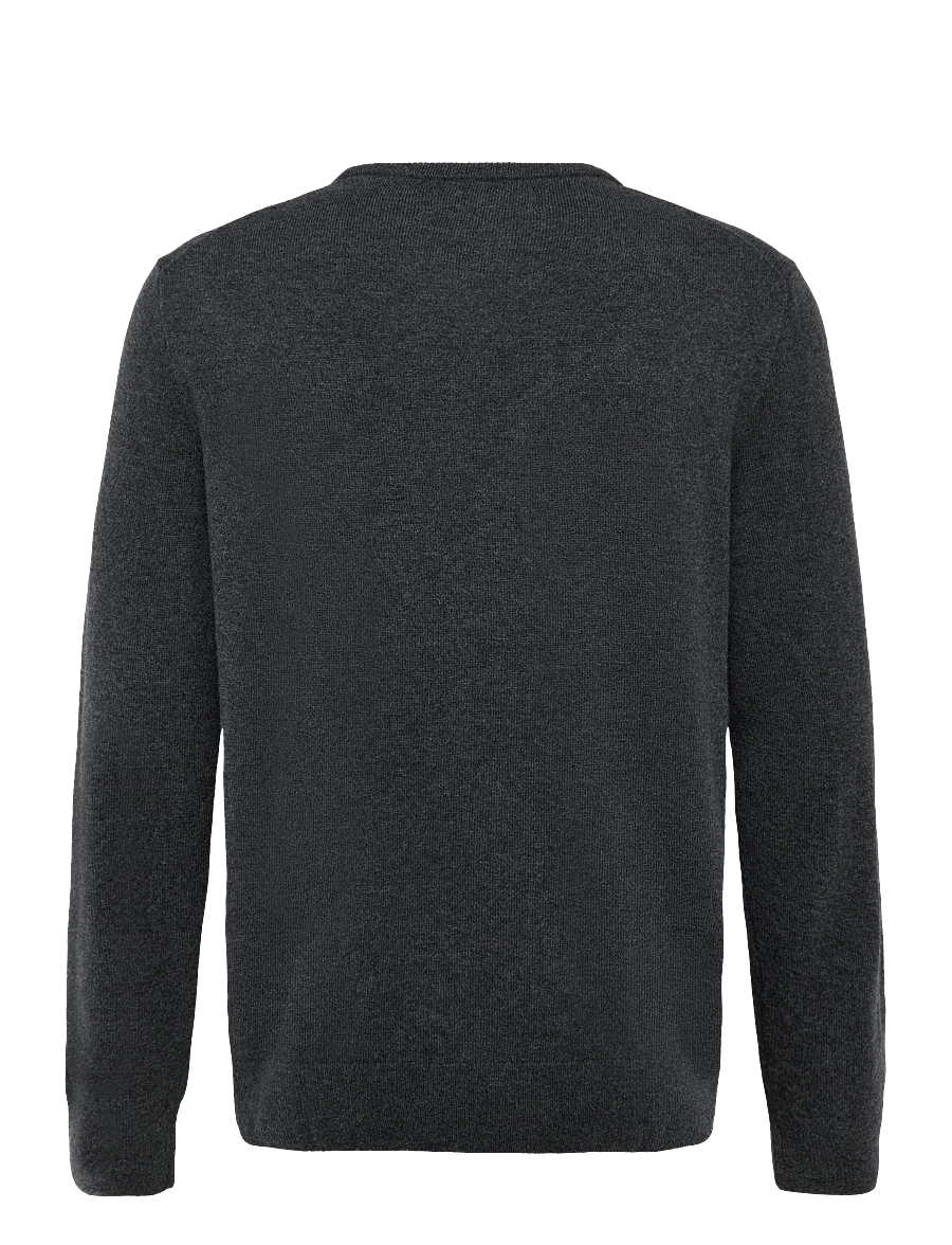 Polo Ralph Lauren - Wool Crewneck Sweater - round necks - dark charcoal hea - 3