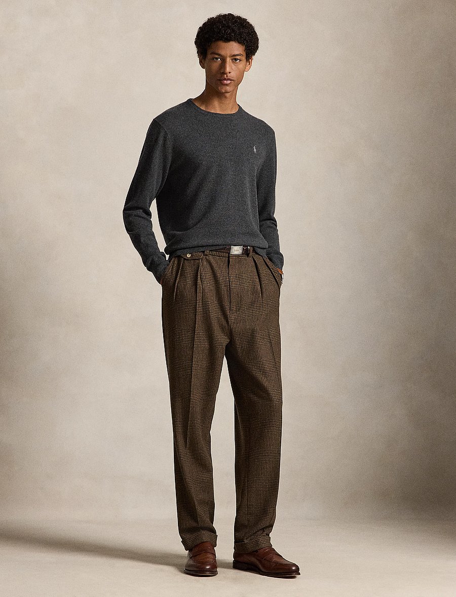 Polo Ralph Lauren - Wool Crewneck Sweater - Ümara kaelusega - dark charcoal hea - 4