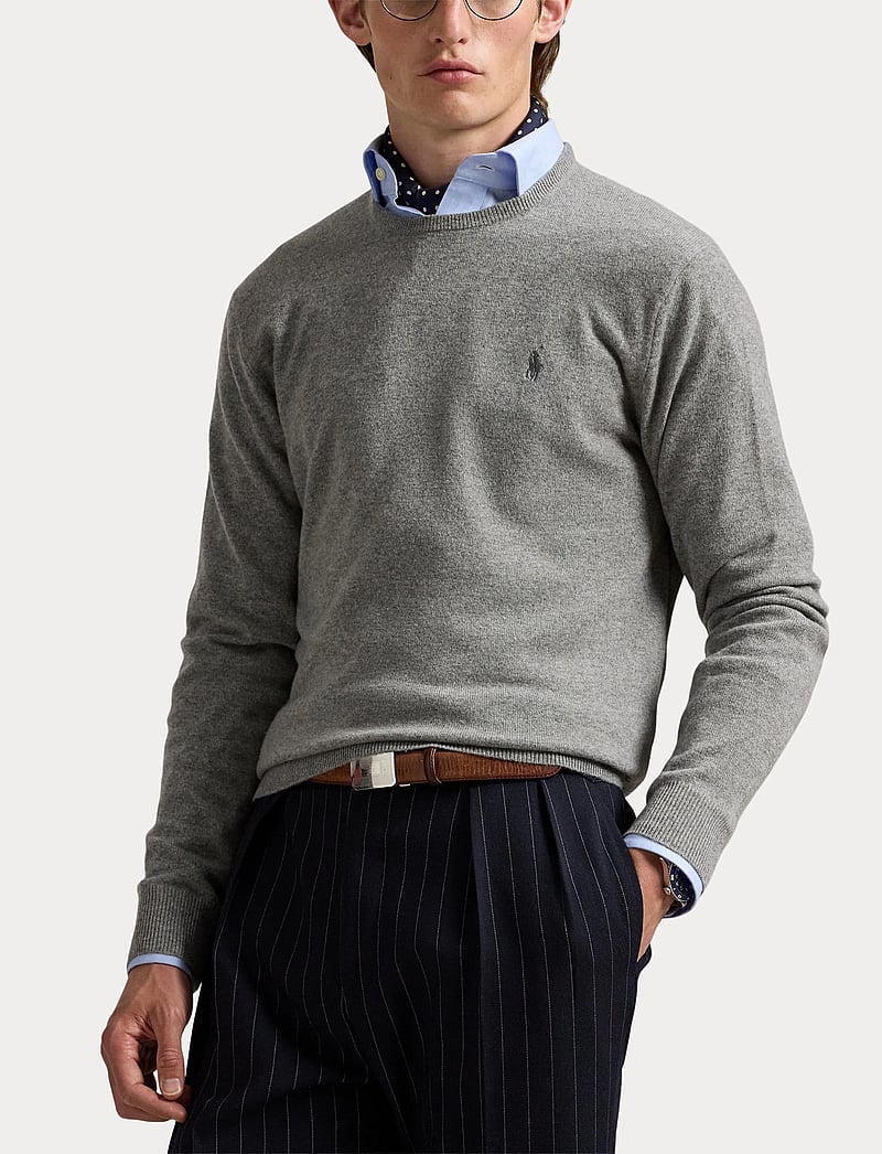 Polo Ralph Lauren - Wool Crewneck Sweater - rundhals - fawn grey heather - 5