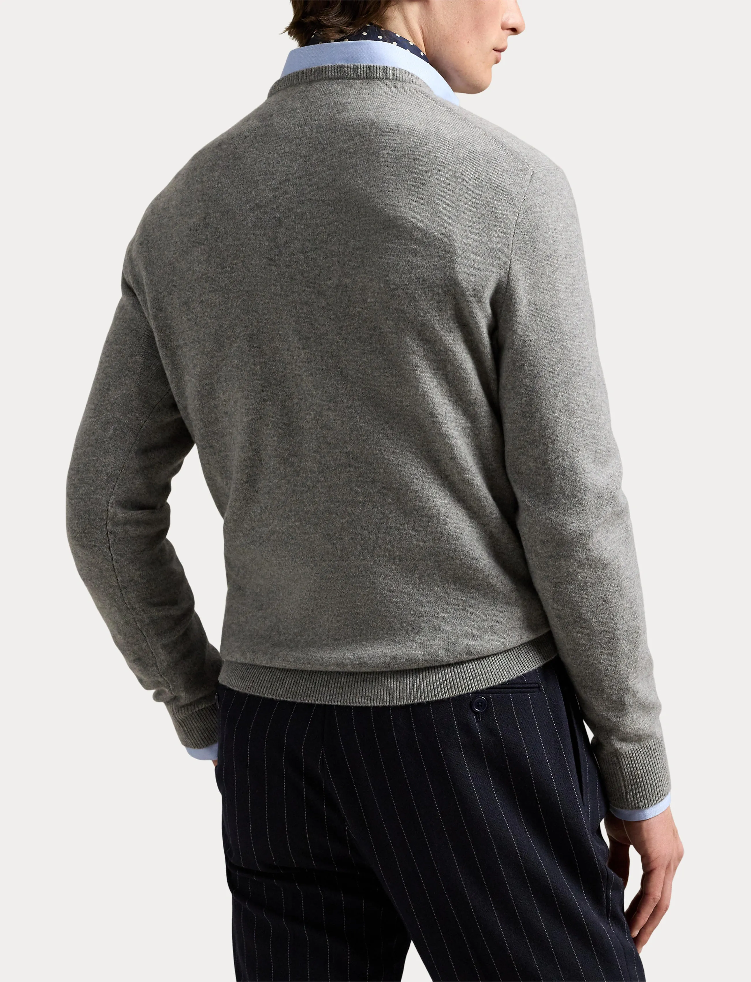 Polo Ralph Lauren 2/27 MERINO RWS-LS CN PP - Vatertag - FAWN GREY HEATHER / grey