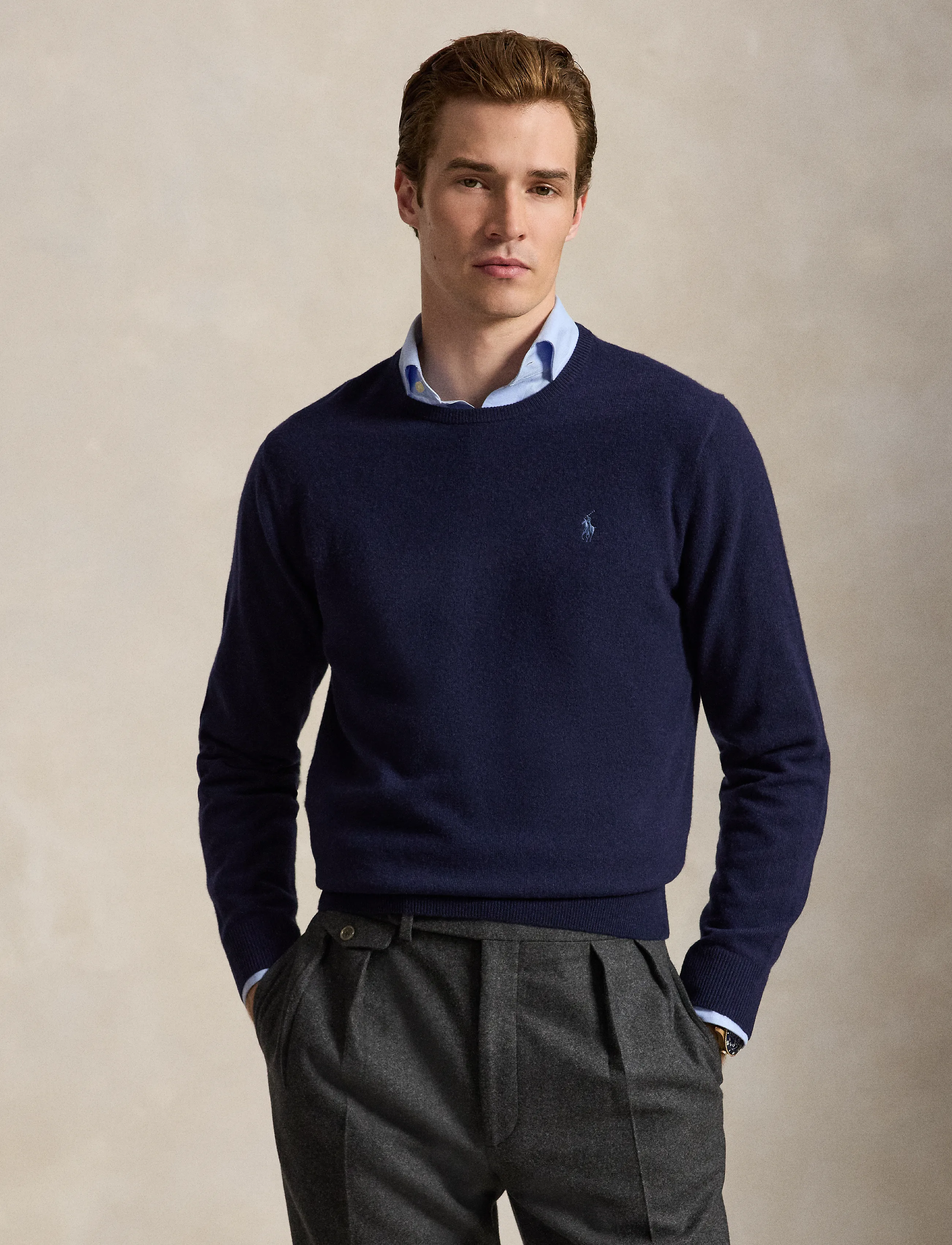 Polo Ralph Lauren - Wool Crewneck Sweater - rundhals - hunter navy - 1