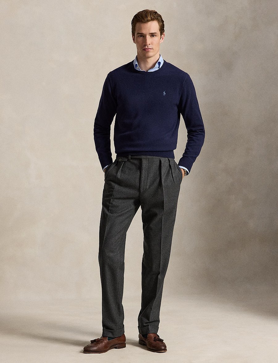 Polo Ralph Lauren - Wool Crewneck Sweater - rundhals - hunter navy - 4