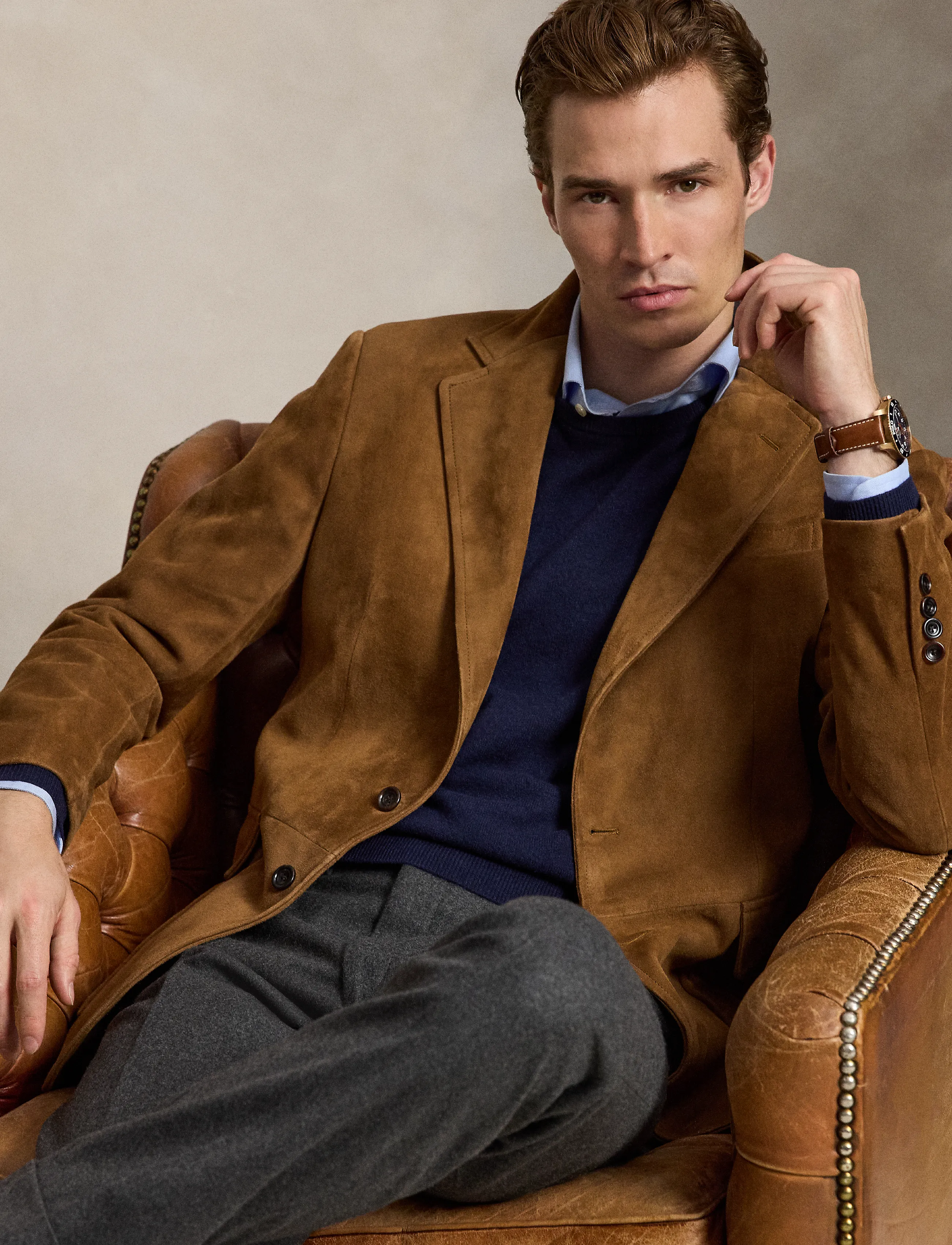 Polo Ralph Lauren - Wool Crewneck Sweater - rundhals - hunter navy - 5
