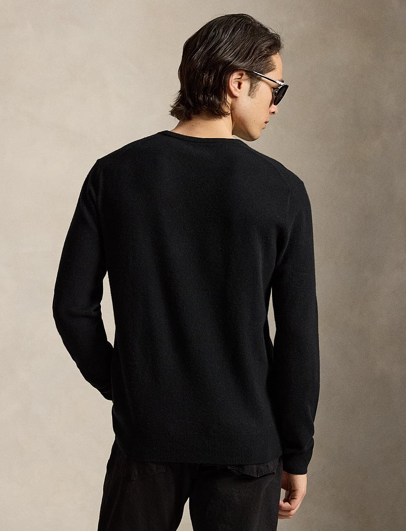 Polo Ralph Lauren - 2/27 MERINO RWS-LS CN PP - kringlótt hálsmál - polo black - 2