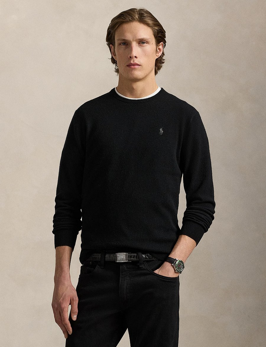Polo Ralph Lauren - Wool Crewneck Sweater - rundhals - polo black - 3