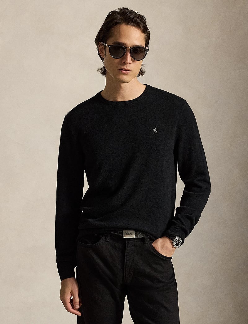 Polo Ralph Lauren - 2/27 MERINO RWS-LS CN PP - kringlótt hálsmál - polo black - 5
