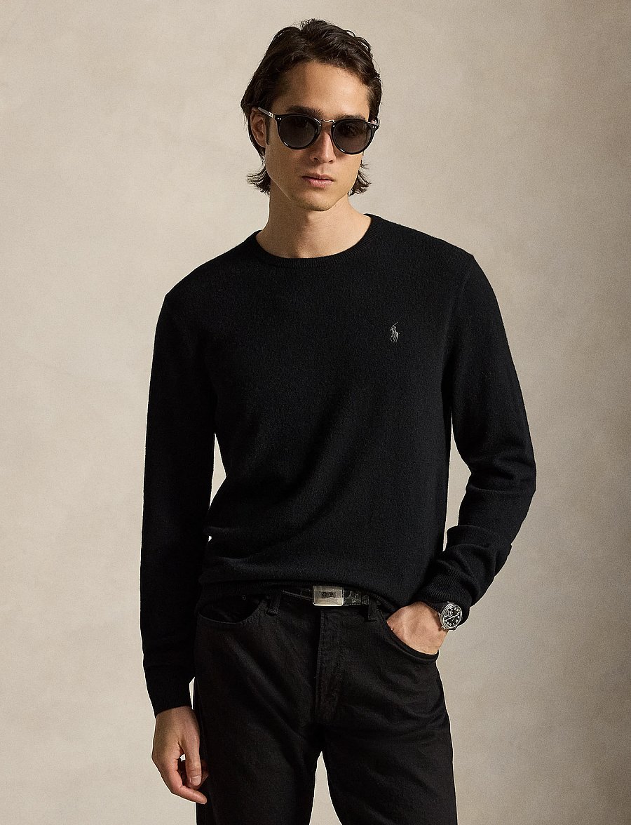 Polo Ralph Lauren - Wool Crewneck Sweater - rundhals - polo black - 5