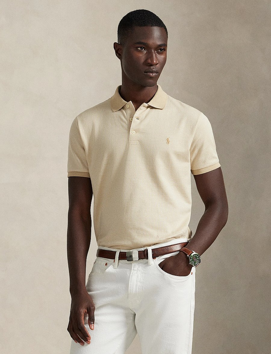 Polo Ralph Lauren - 55/2 JERSEY-SSL-PSH - sand dune/white - 3
