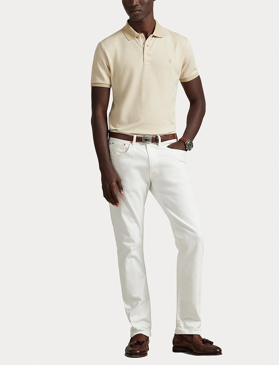 Polo Ralph Lauren - 55/2 JERSEY-SSL-PSH - sand dune/white - 4