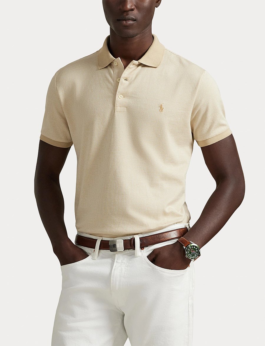 Polo Ralph Lauren - 55/2 JERSEY-SSL-PSH - sand dune/white - 5