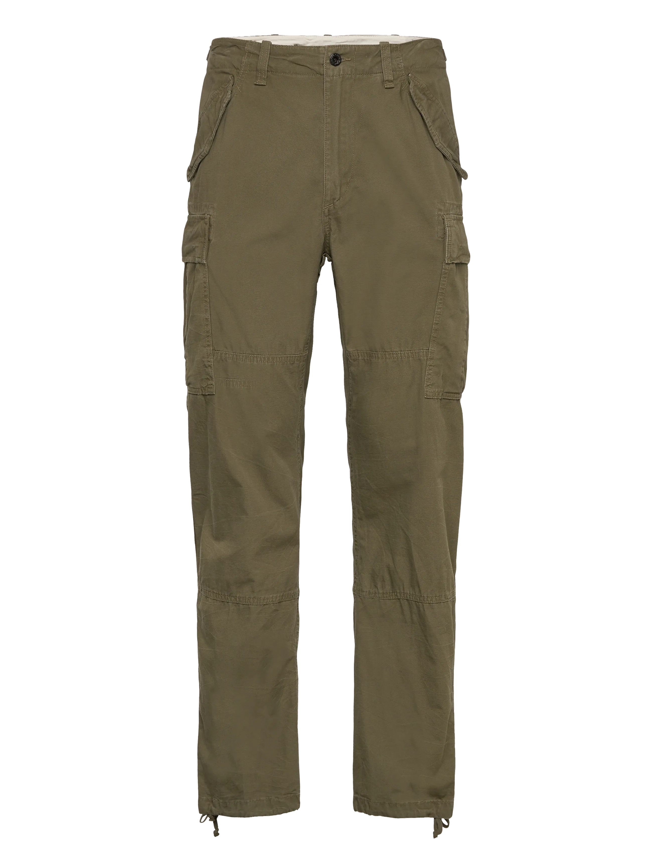 Classic Fit Canvas Cargo Pant - OUTDOORS OLIVE