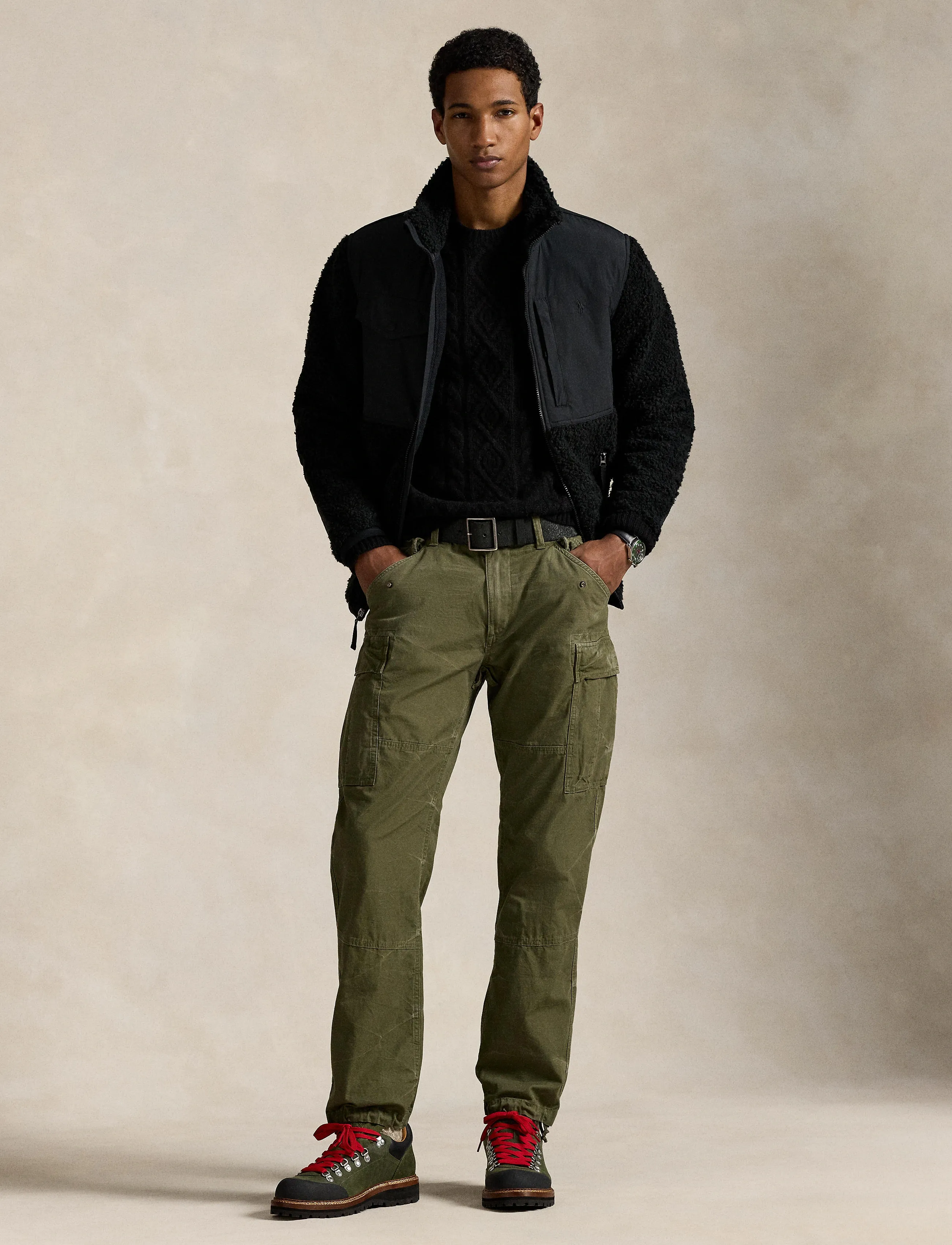 Polo Ralph Lauren - Classic Fit Canvas Cargo Pant - outdoors olive - 5