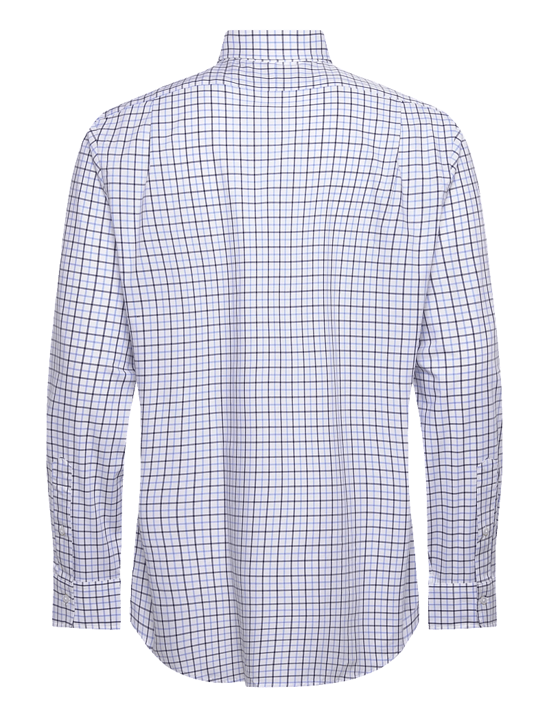 Polo Ralph Lauren - Custom Fit Plaid Stretch Poplin Shirt - karierte hemden - 6927a white blue - 1