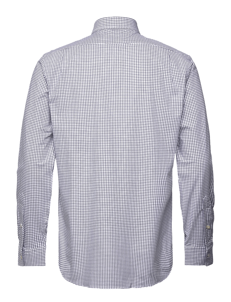 Polo Ralph Lauren - Custom Fit Plaid Stretch Poplin Shirt - basic skjortor - 7047a white new c - 1