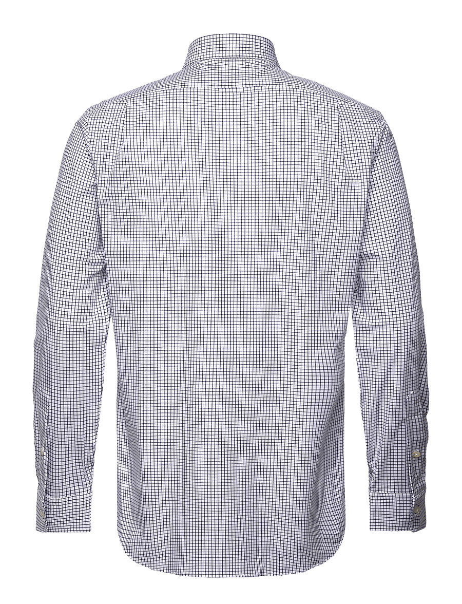 Polo Ralph Lauren - Custom Fit Plaid Stretch Poplin Shirt - karierte hemden - 7047a white new c - 2