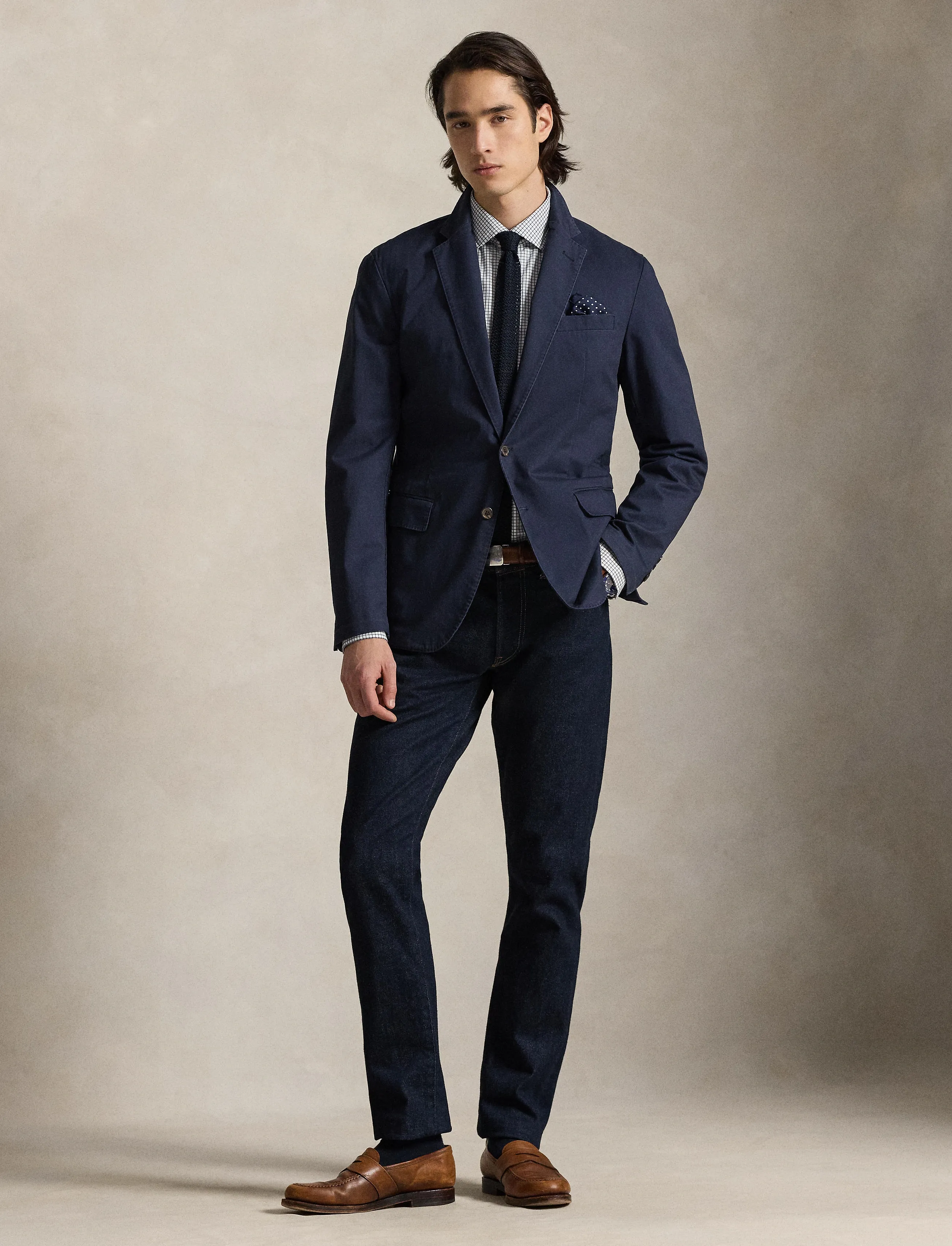 Polo Ralph Lauren Custom Fit Plaid Stretch Poplin Shirt - Campaign - 7047A WHITE NEW C / white