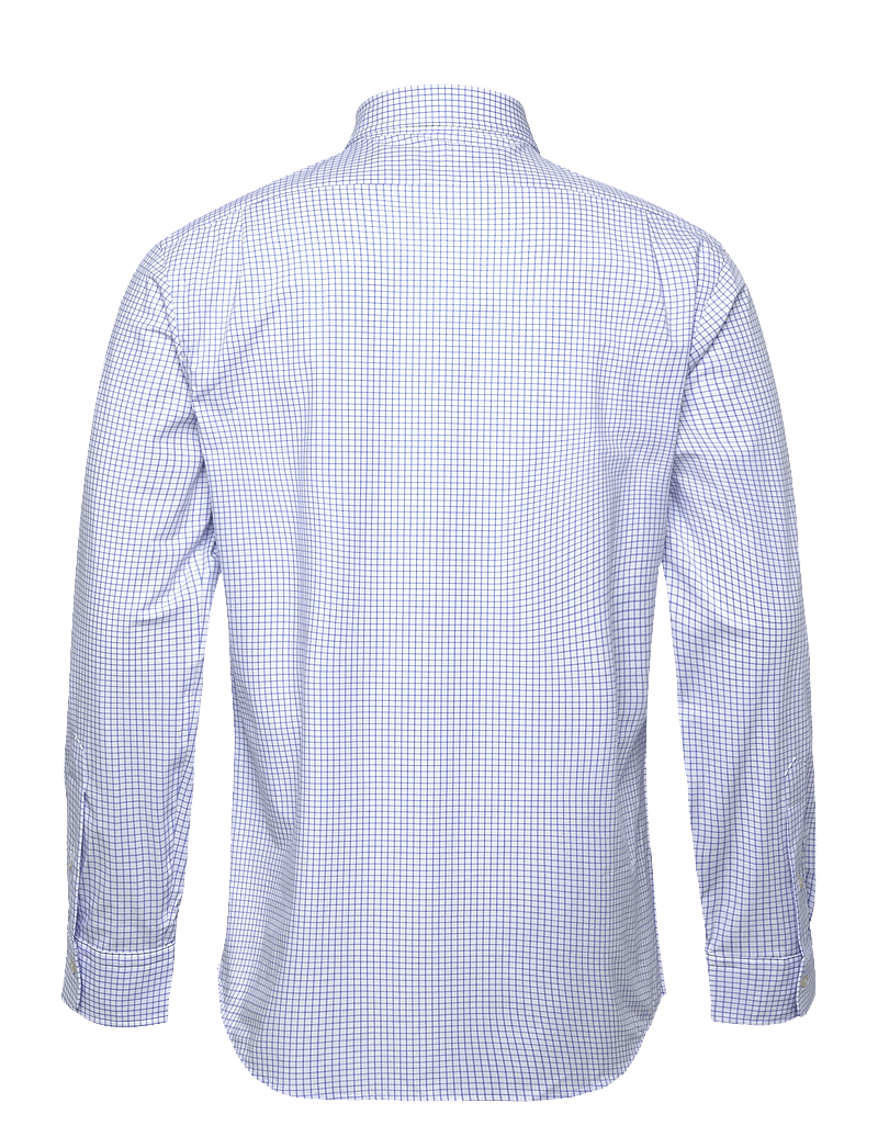 Polo Ralph Lauren - Custom Fit Plaid Stretch Poplin Shirt - basic skjortor - 7047b white harbo - 1