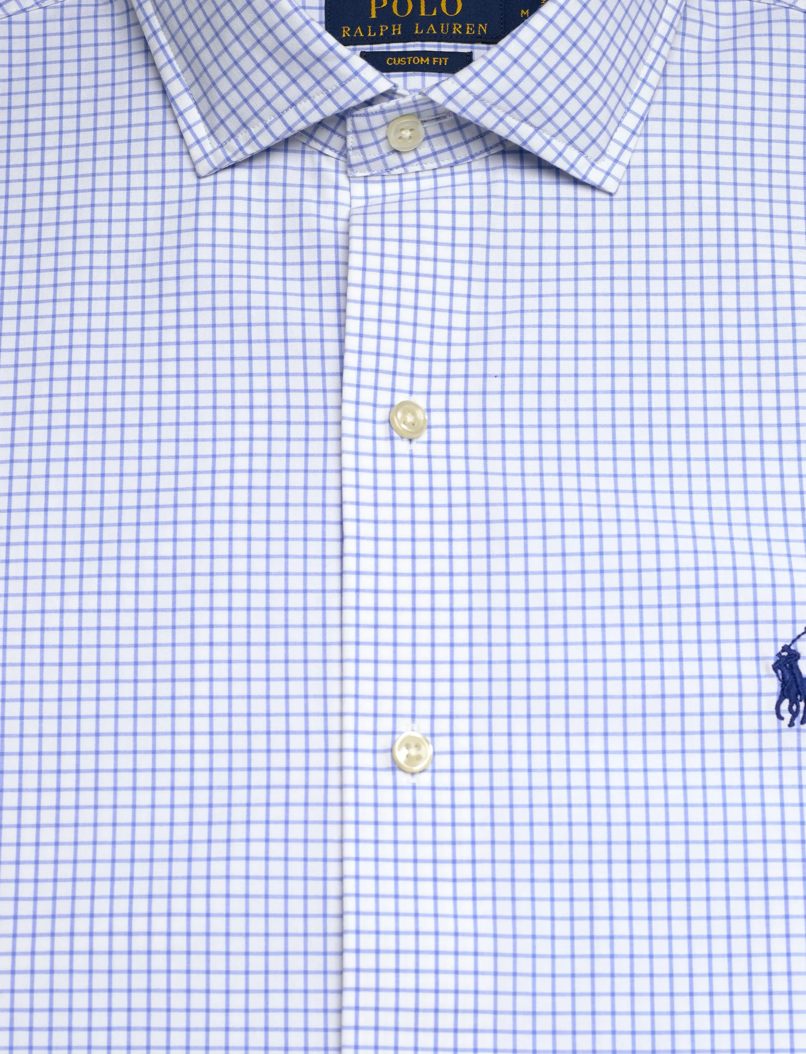 Polo Ralph Lauren - 50/1 BISTRCH POPLIN-CUESTBBPPCS - ternede skjorter - 7047b white harbo - 4