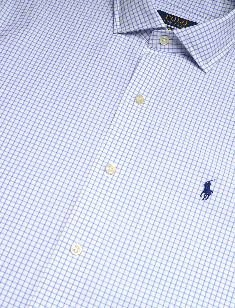 Polo Ralph Lauren - Custom Fit Plaid Stretch Poplin Shirt - basic skjortor - 7047b white harbo - 3