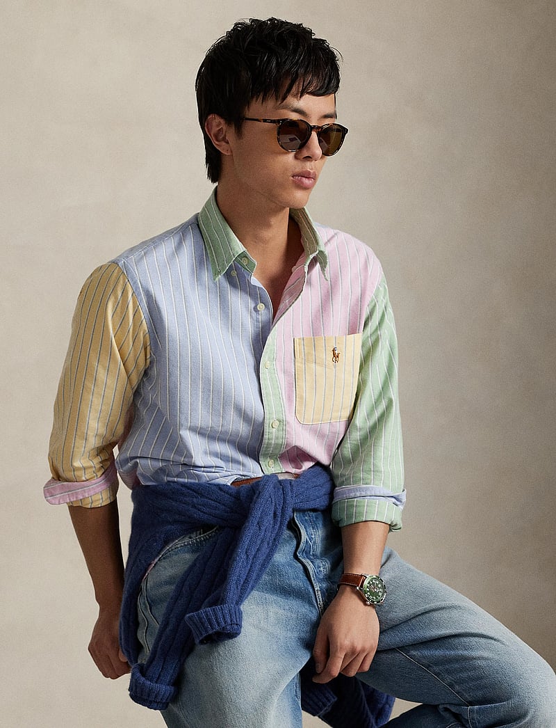 Polo Ralph Lauren - Custom Fit Striped Oxford Fun Shirt - 6854 fancy stripe - 3