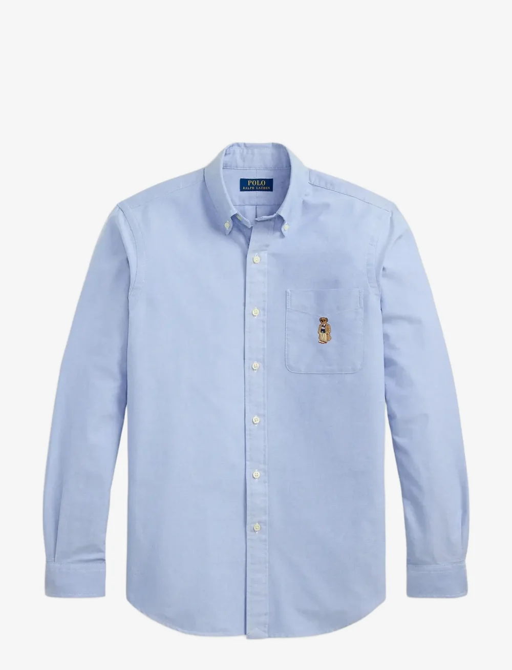 Polo Ralph Lauren - Custom Fit Polo Bear Oxford Shirt - tavalised t-särgid - 6856 bsr blue w/ - 1