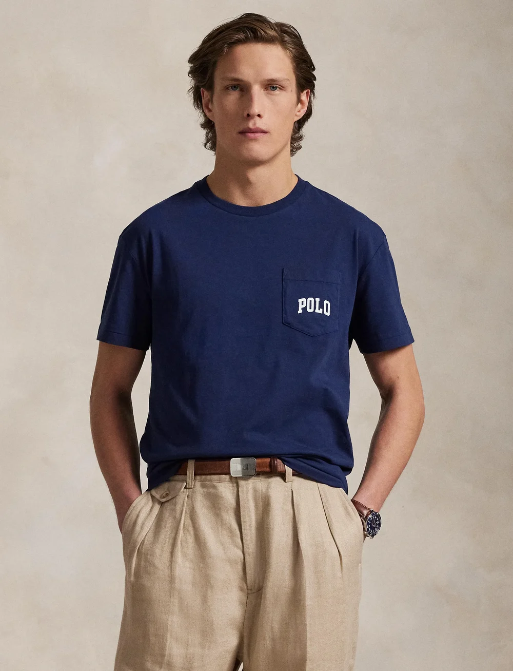 Polo Ralph Lauren - Custom Slim Fit Polo Bear Jersey T-Shirt - short-sleeved t-shirts - pf25 newport navy - 3
