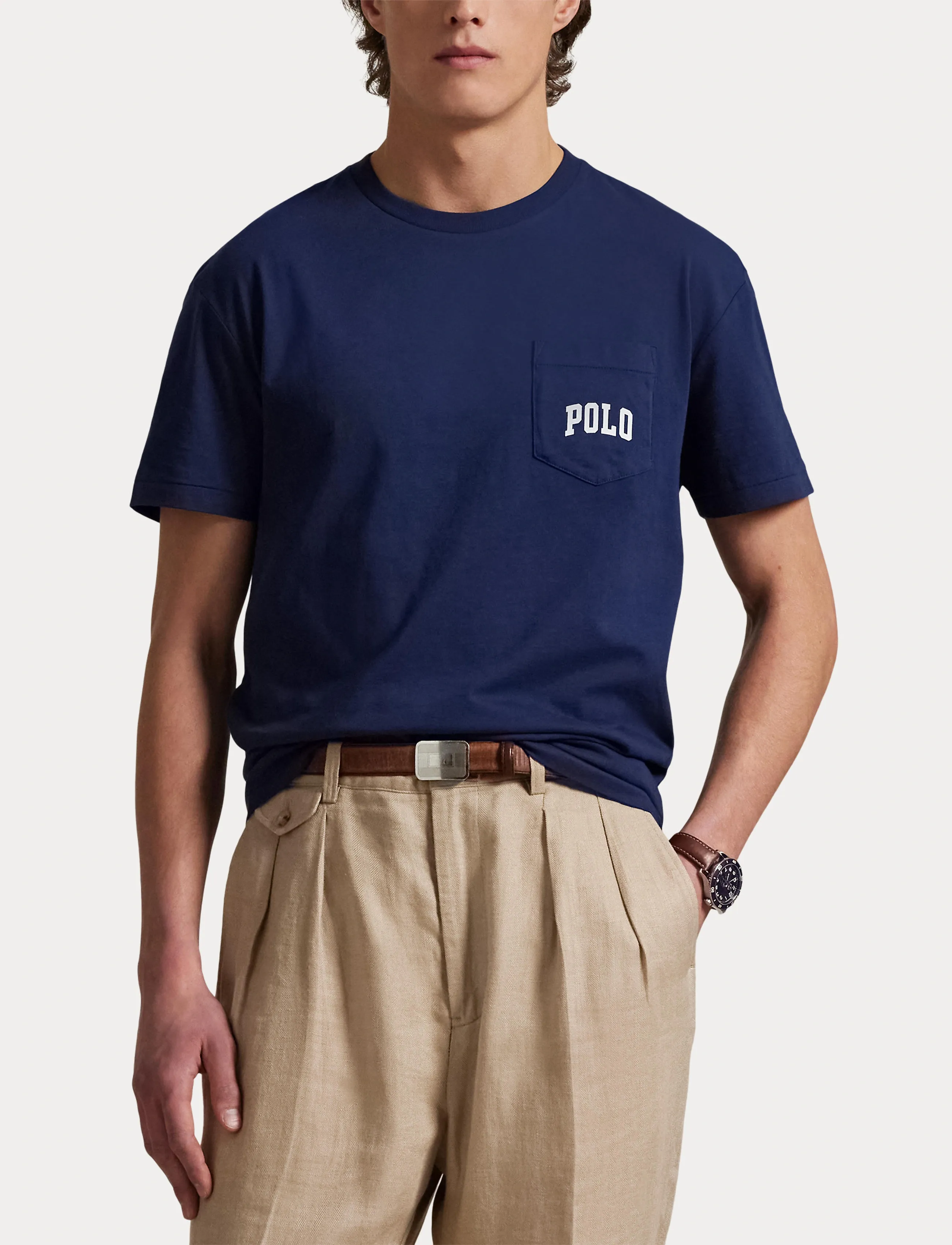 Polo Ralph Lauren - Custom Slim Fit Polo Bear Jersey T-Shirt - pf25 newport navy - 5