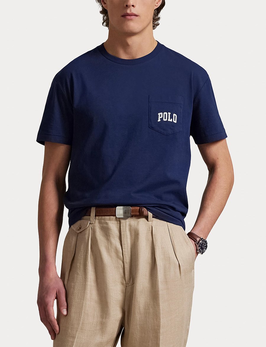 Polo Ralph Lauren - Custom Slim Fit Polo Bear Jersey T-Shirt - pf25 newport navy - 5