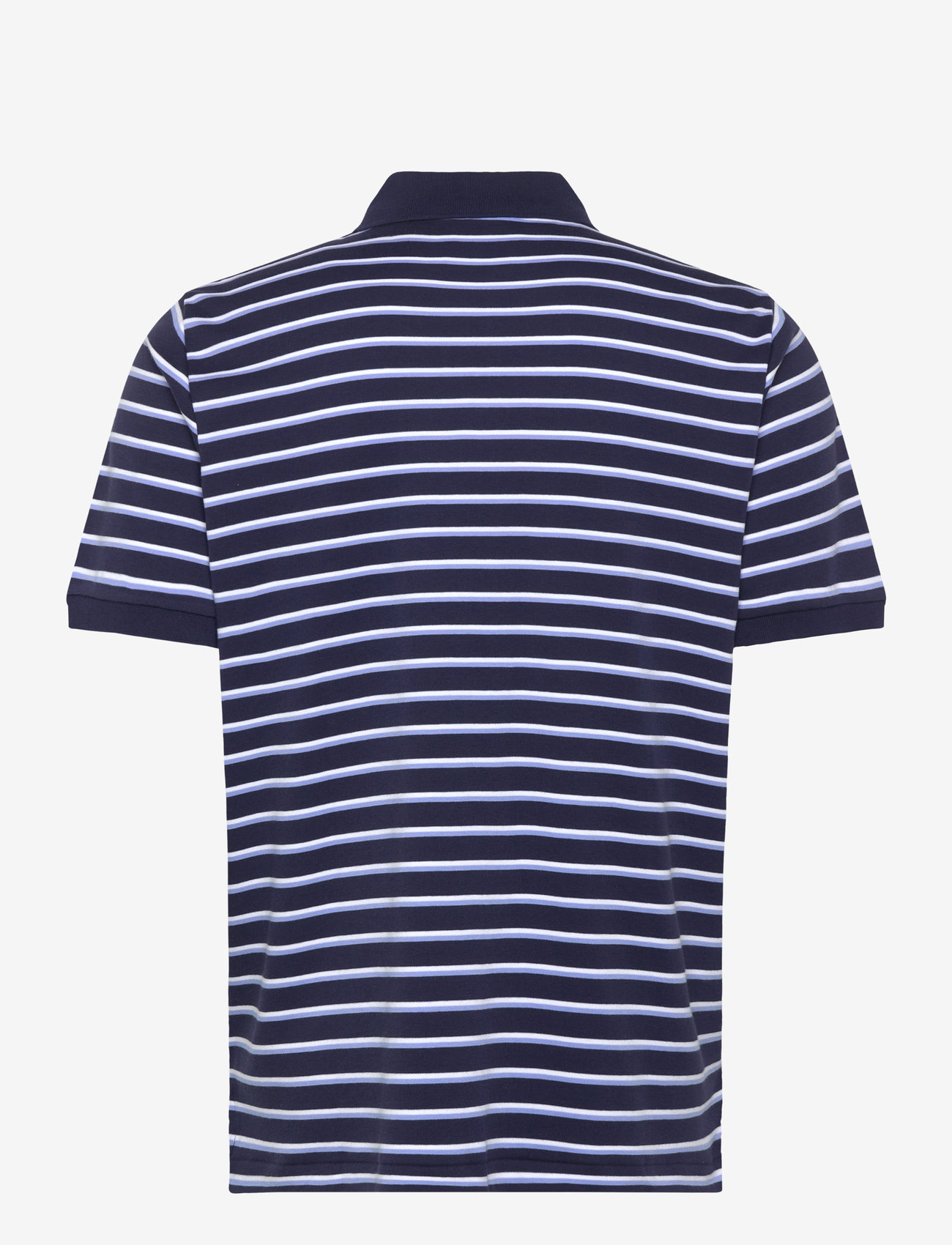 Polo Ralph Lauren - Custom Slim Fit Striped Soft Cotton Polo - kortärmade pikéer - refined navy mult - 1