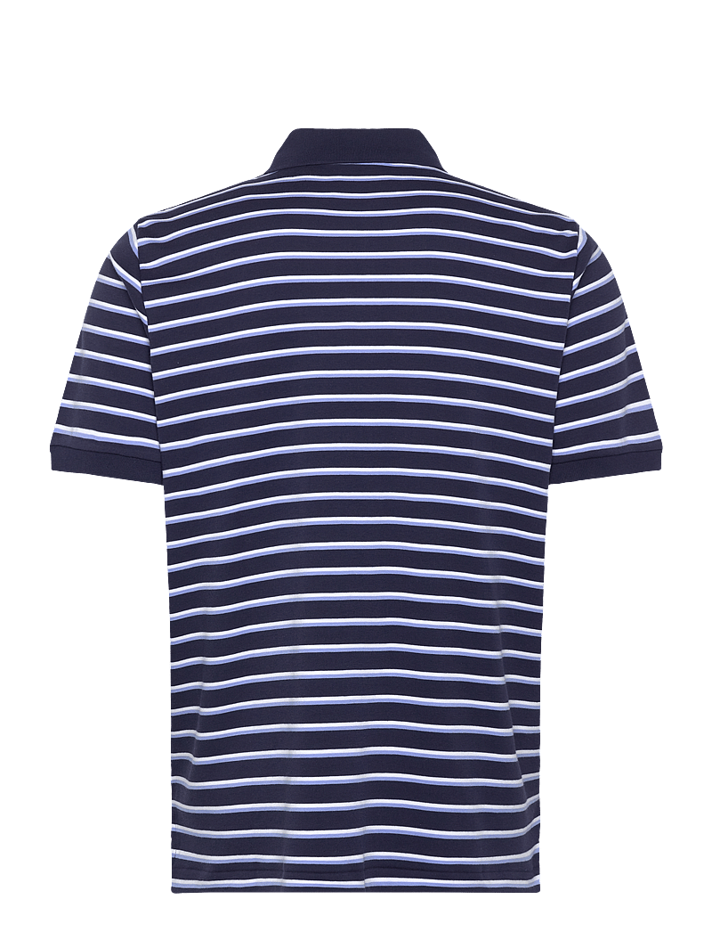 Polo Ralph Lauren - Custom Slim Fit Striped Soft Cotton Polo - kortärmade pikéer - refined navy mult - 1