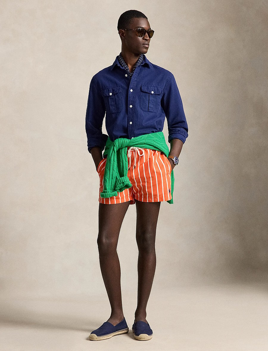 Polo Ralph Lauren - RECYCLED POLYESTER-SLFTRAVELER - ujumispüksid - sailing orange wi - 3