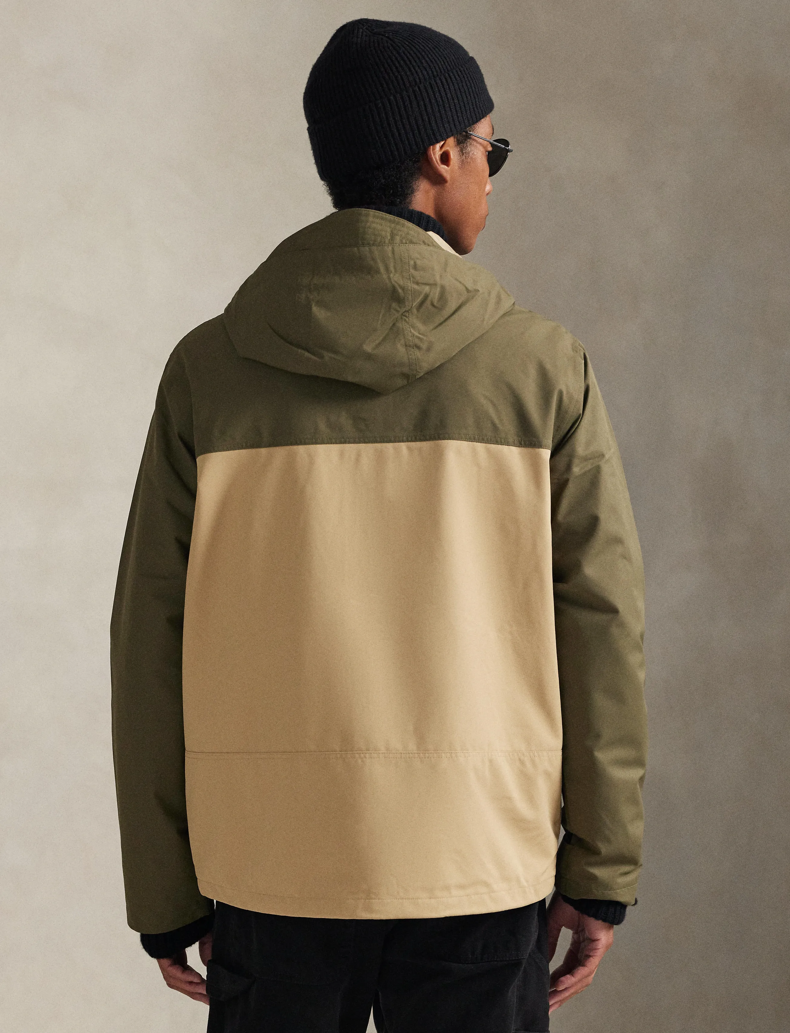 Polo Ralph Lauren - Color-Blocked Hooded Jacket - regnjakker - outdoors olive/vi - 2