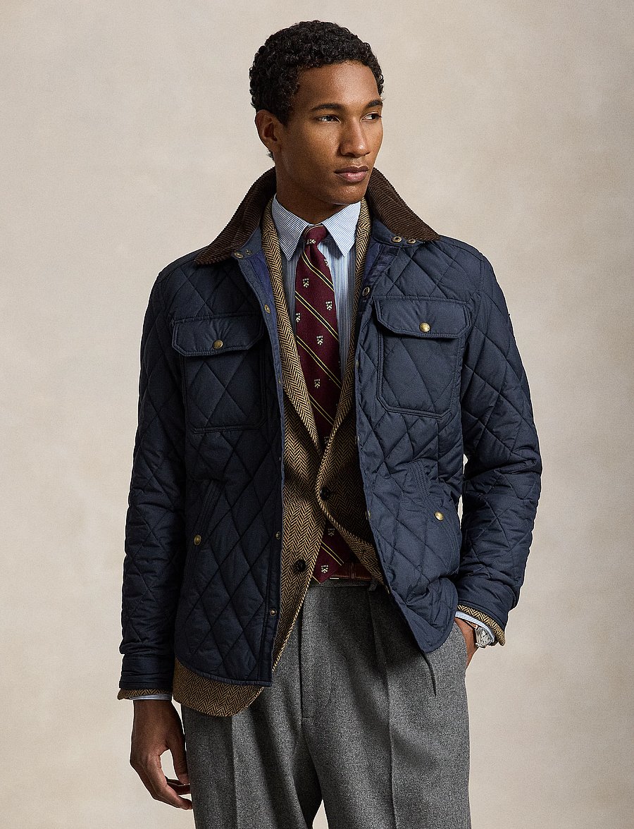 Polo Ralph Lauren - The Beaton Quilted Shacket - gesteppt - college navy - 1