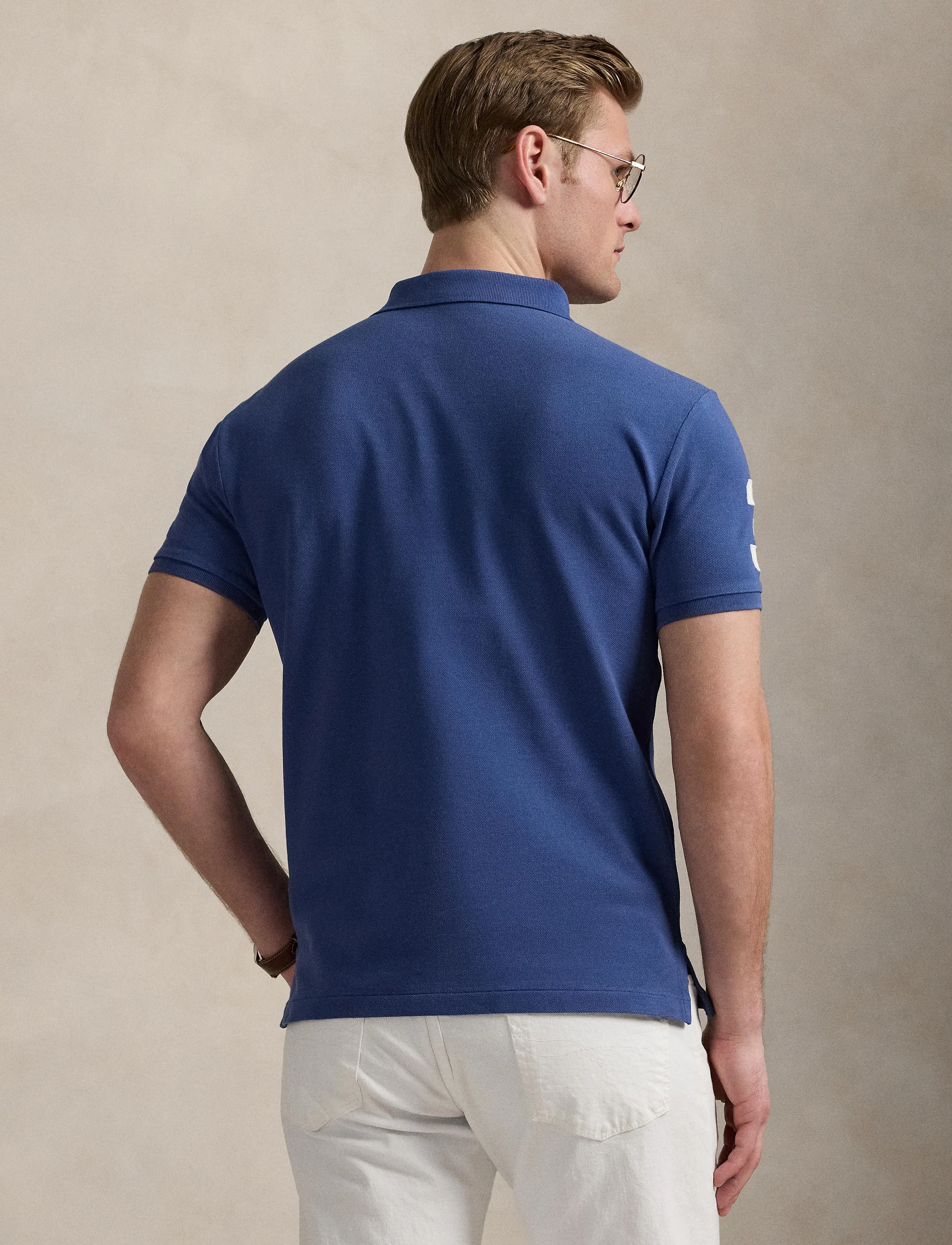 Polo Ralph Lauren - Custom Slim Fit Big Pony Mesh Polo Shirt - old royal - 2