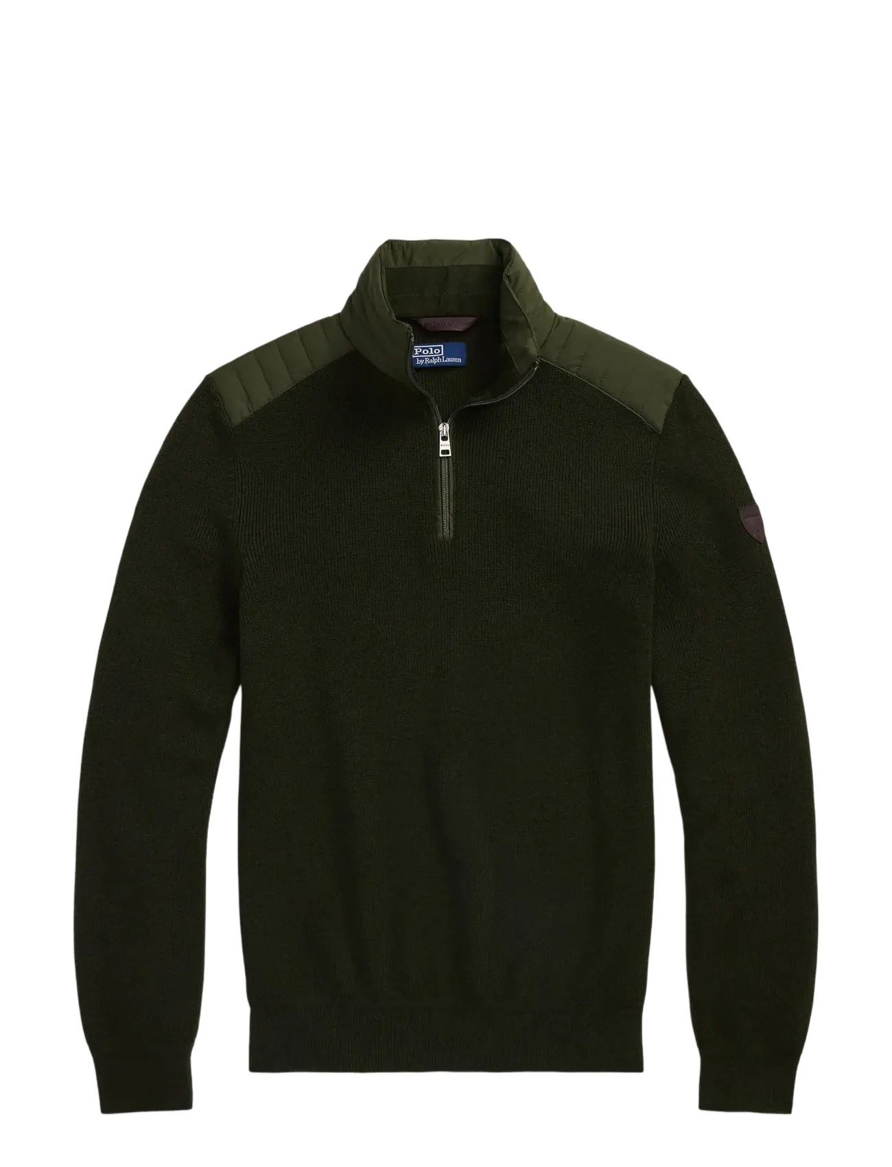 Polo Ralph Lauren Hybrid Quarter-Zip Sweater - Strickmode - OLIVE COMBO / khaki/green