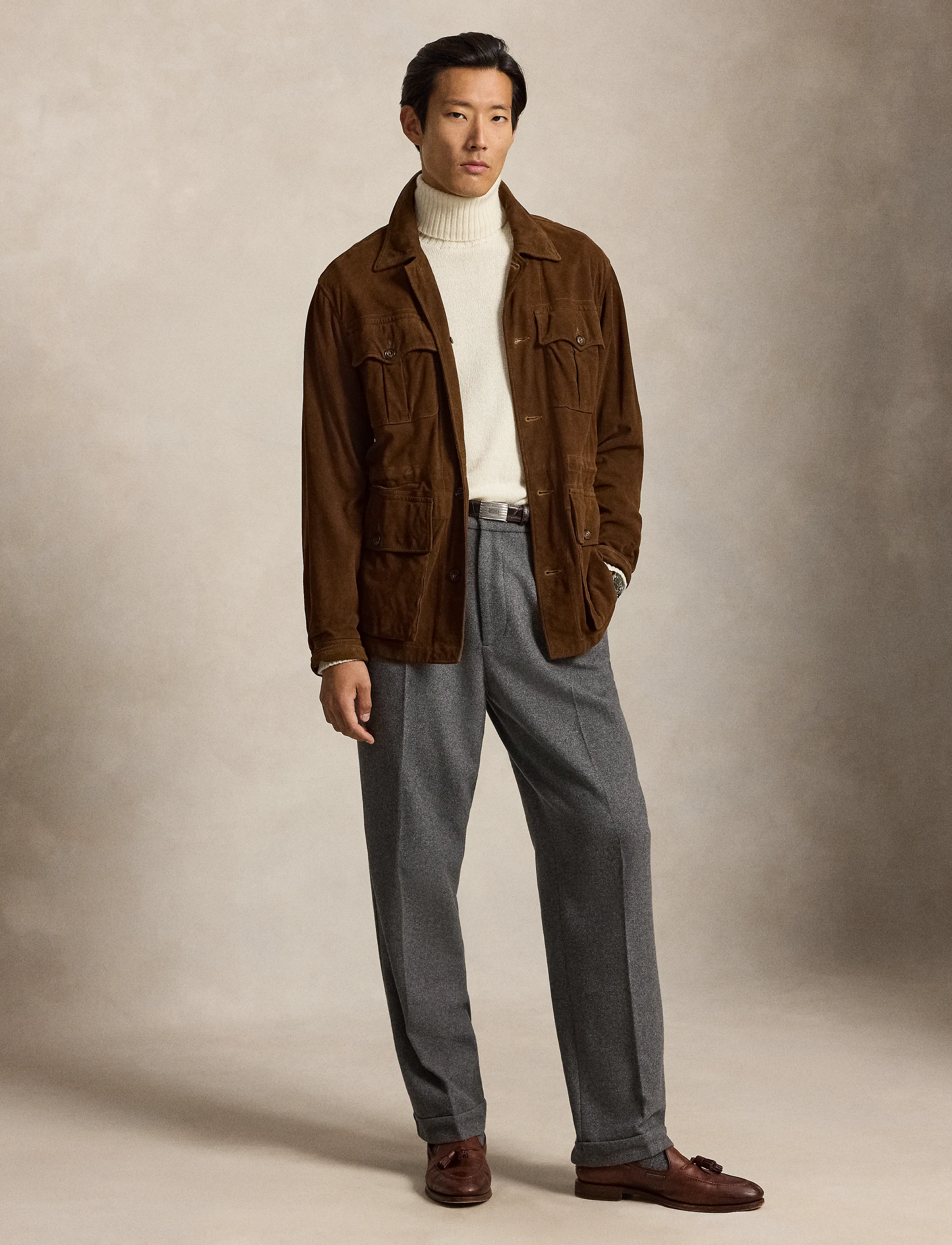 Polo Ralph Lauren - Cashmere Turtleneck Sweater - rullekraver - cream - 5