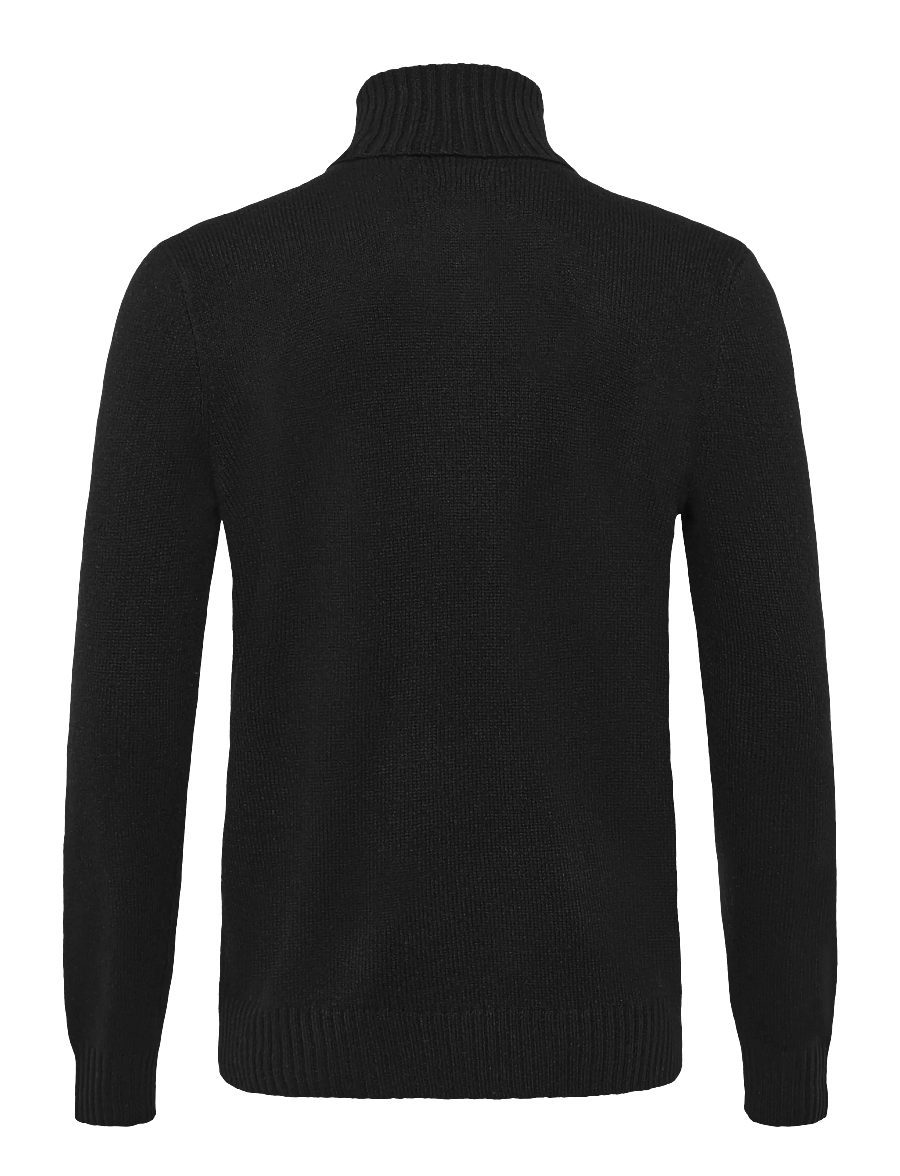 Polo Ralph Lauren - Cashmere Turtleneck Sweater - rollkragen - polo black - 1