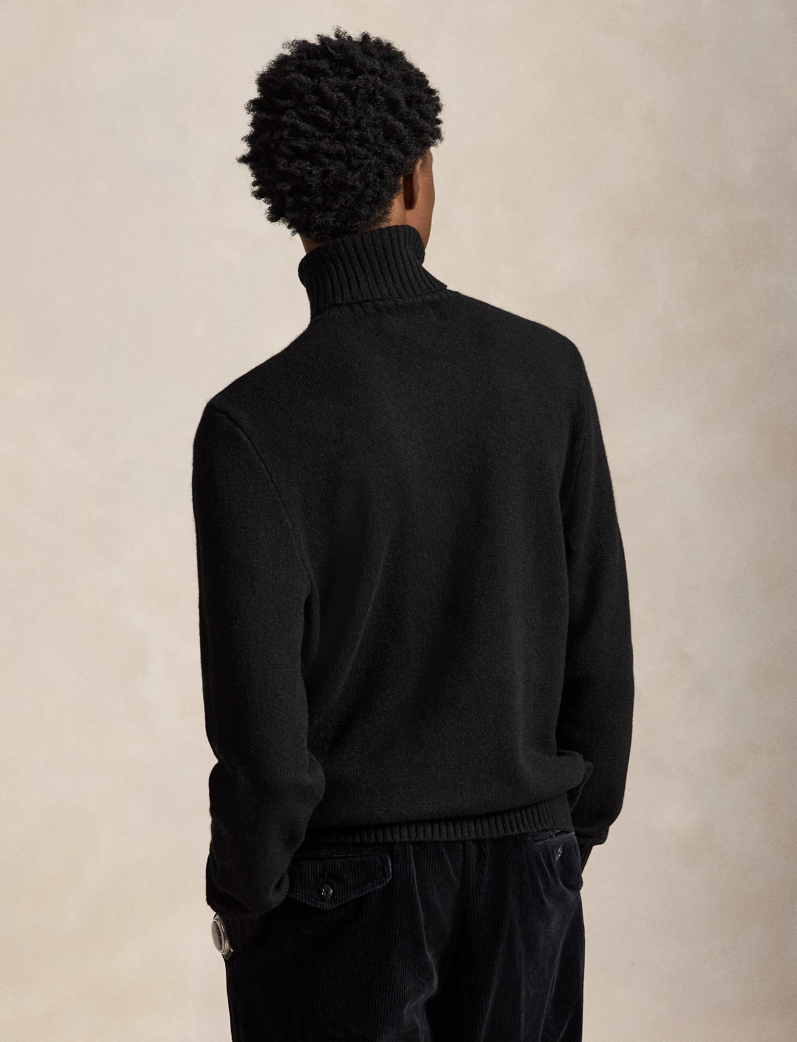 Polo Ralph Lauren - Cashmere Turtleneck Sweater - rullekraver - polo black - 4