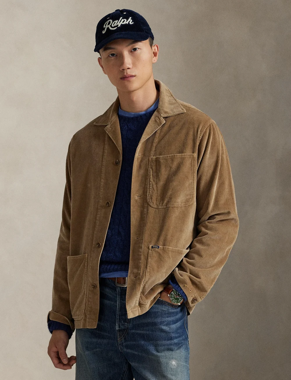 Polo Ralph Lauren - Corduroy Utility Overshirt - cordhemden - montana khaki - 3