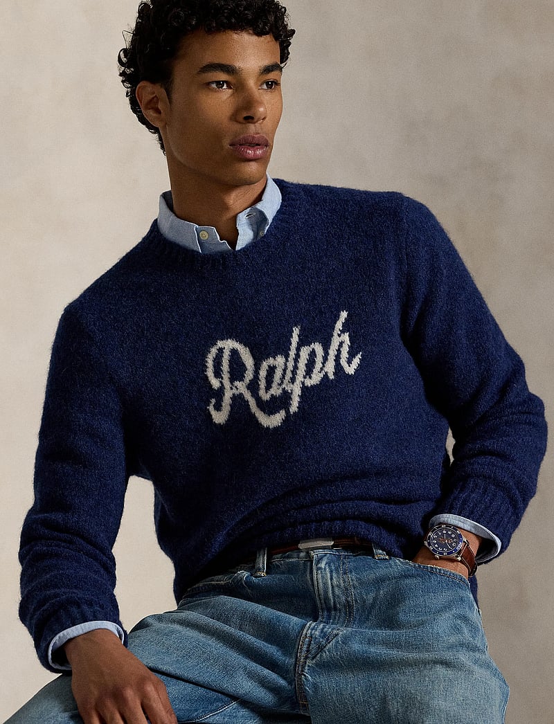 Polo Ralph Lauren - The Ralph Logo Sweater - rund hals - navy combo - 3