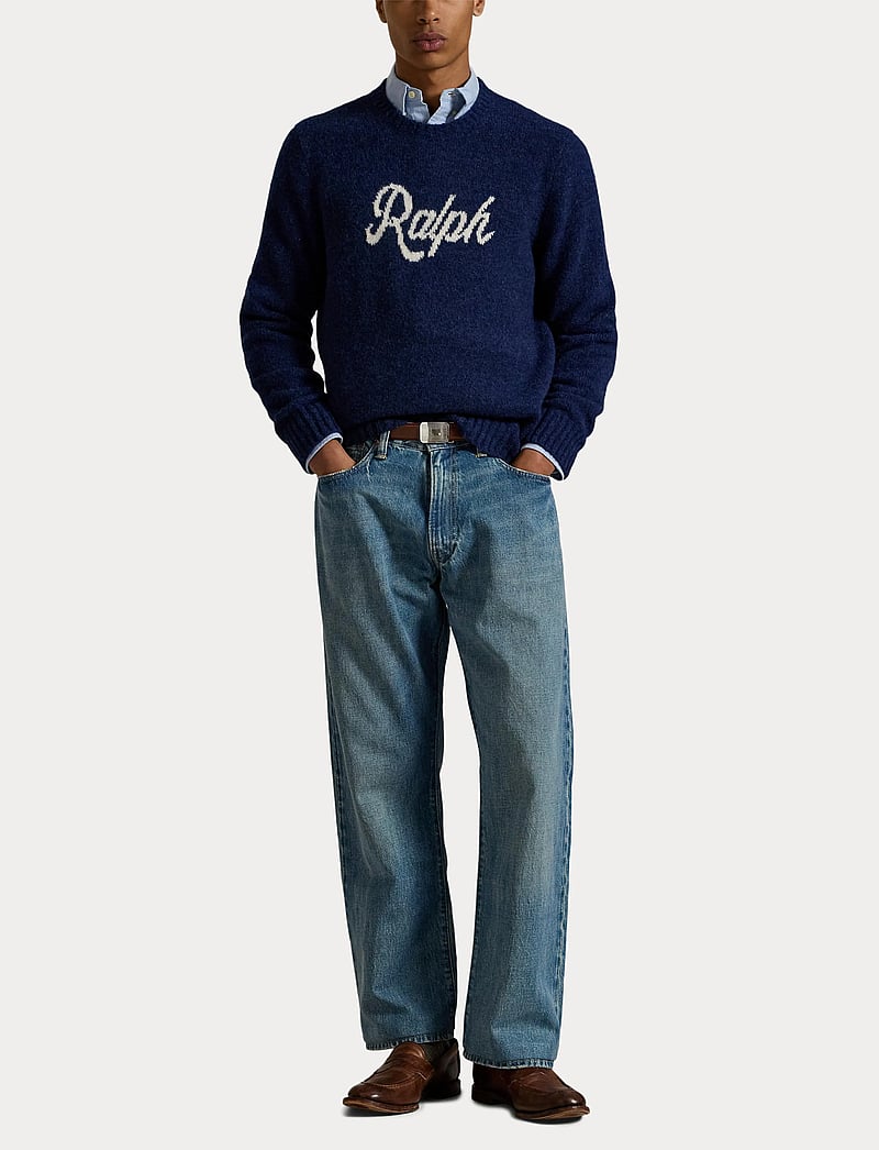 Polo Ralph Lauren - The Ralph Logo Sweater - rund hals - navy combo - 4
