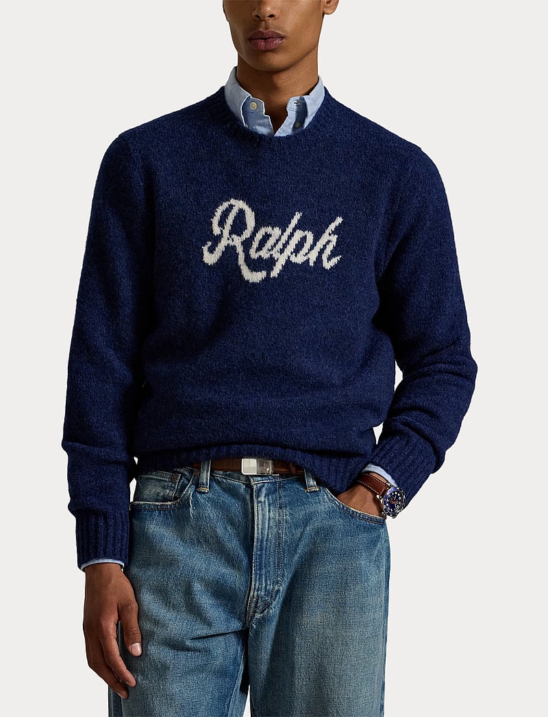 Polo Ralph Lauren - The Ralph Logo Sweater - rund hals - navy combo - 5