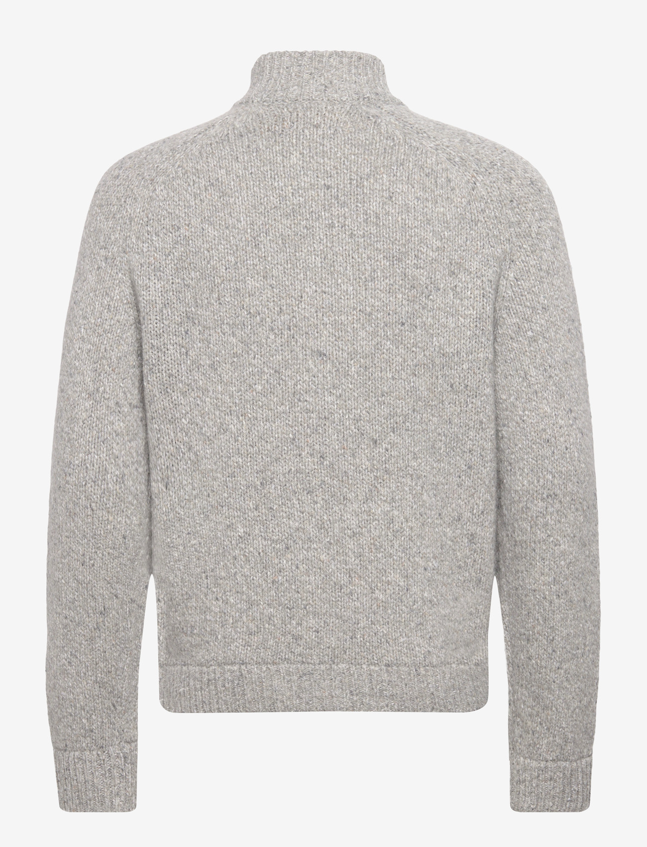 Polo Ralph Lauren - Wool-Blend Mockneck Cardigan - grey marl - 1